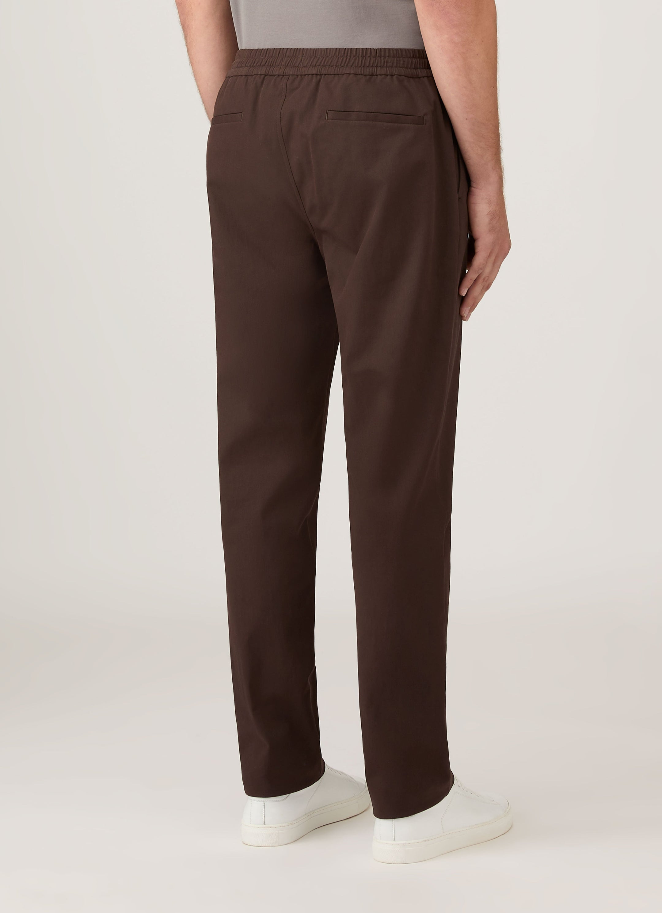 Cotton Cashmere Drawstring Trouser - 5