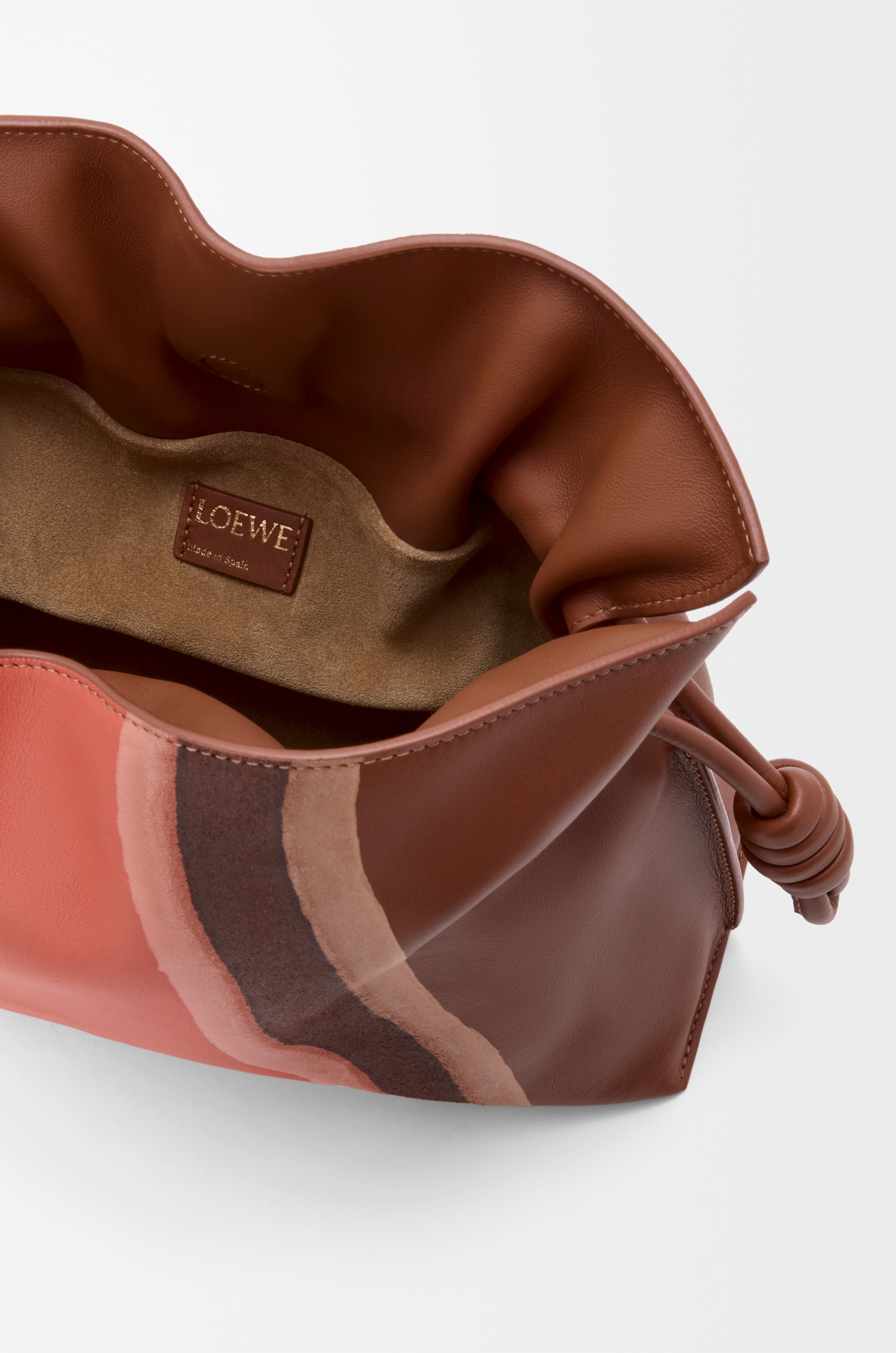 Medium Flamenco clutch in nappa calfskin - 8