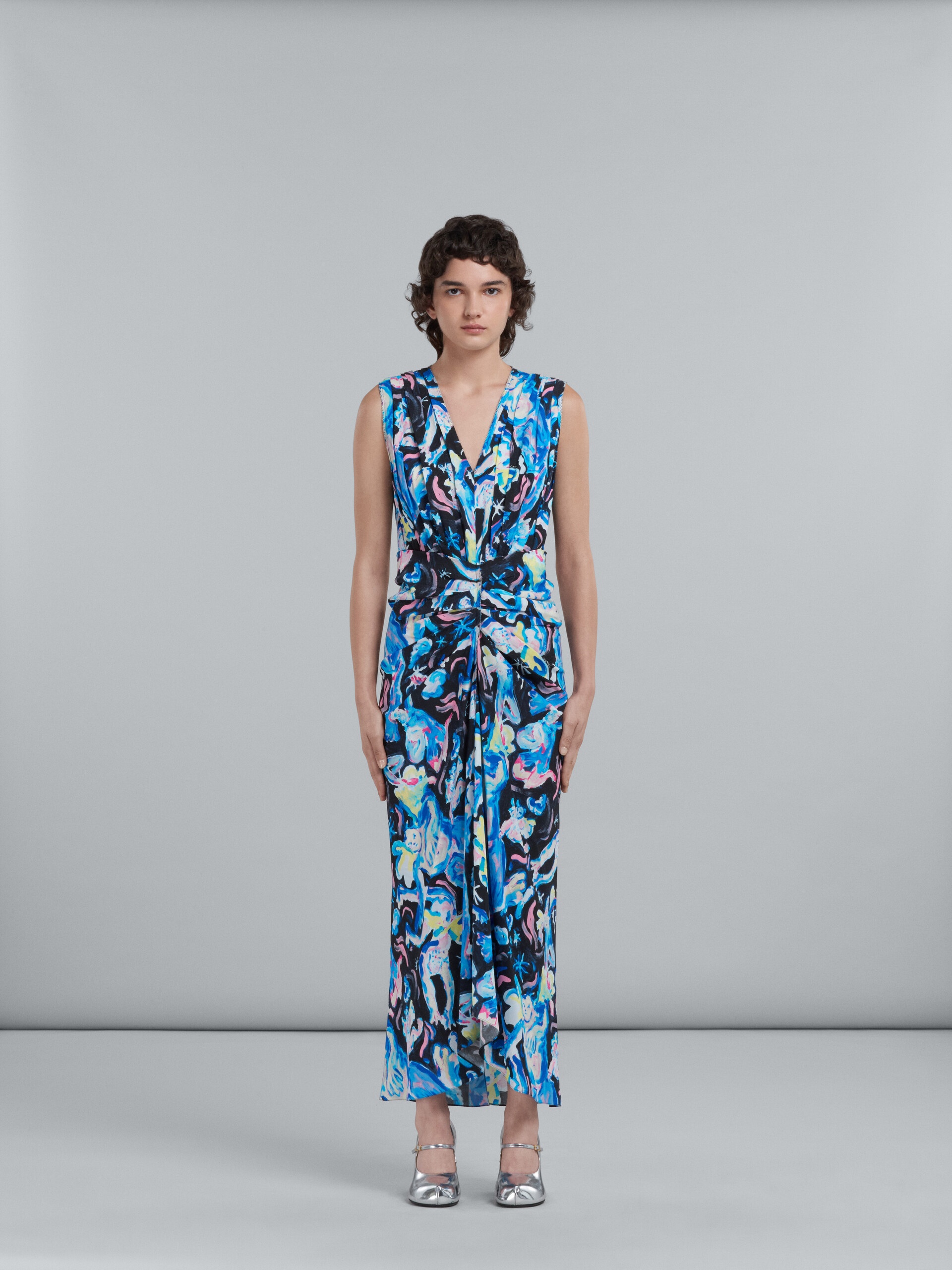 PRINTED LONG DRESS - 2