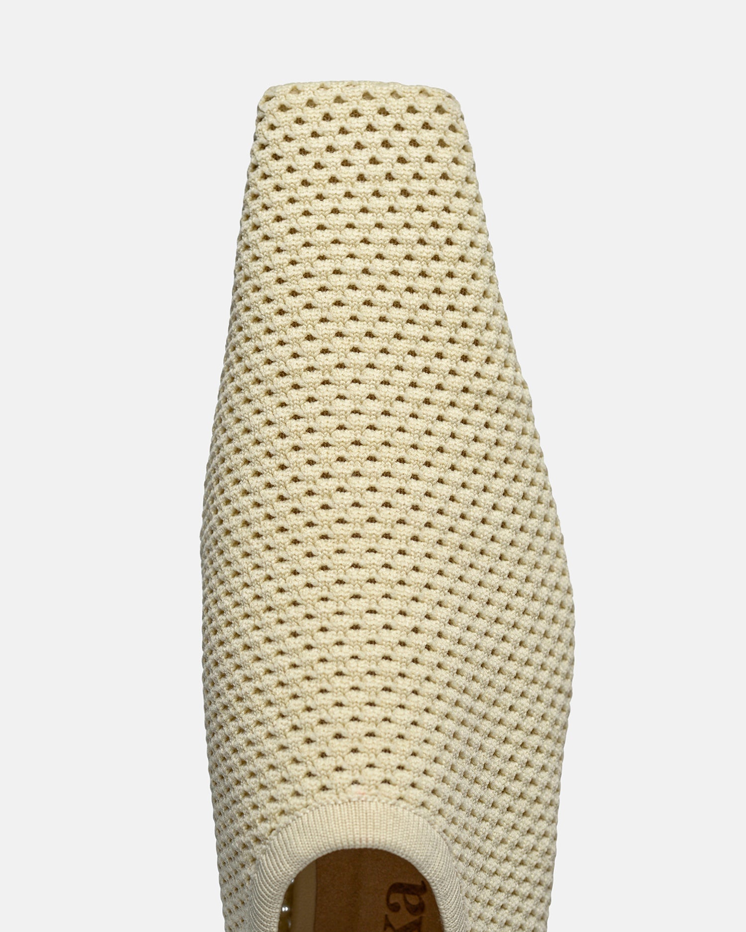 Mesh-Knit Square-Toe Slip-On Shoes - 4