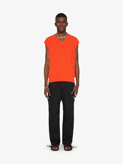 Givenchy SLEEVELESS SWEATER IN 4G JACQUARD outlook