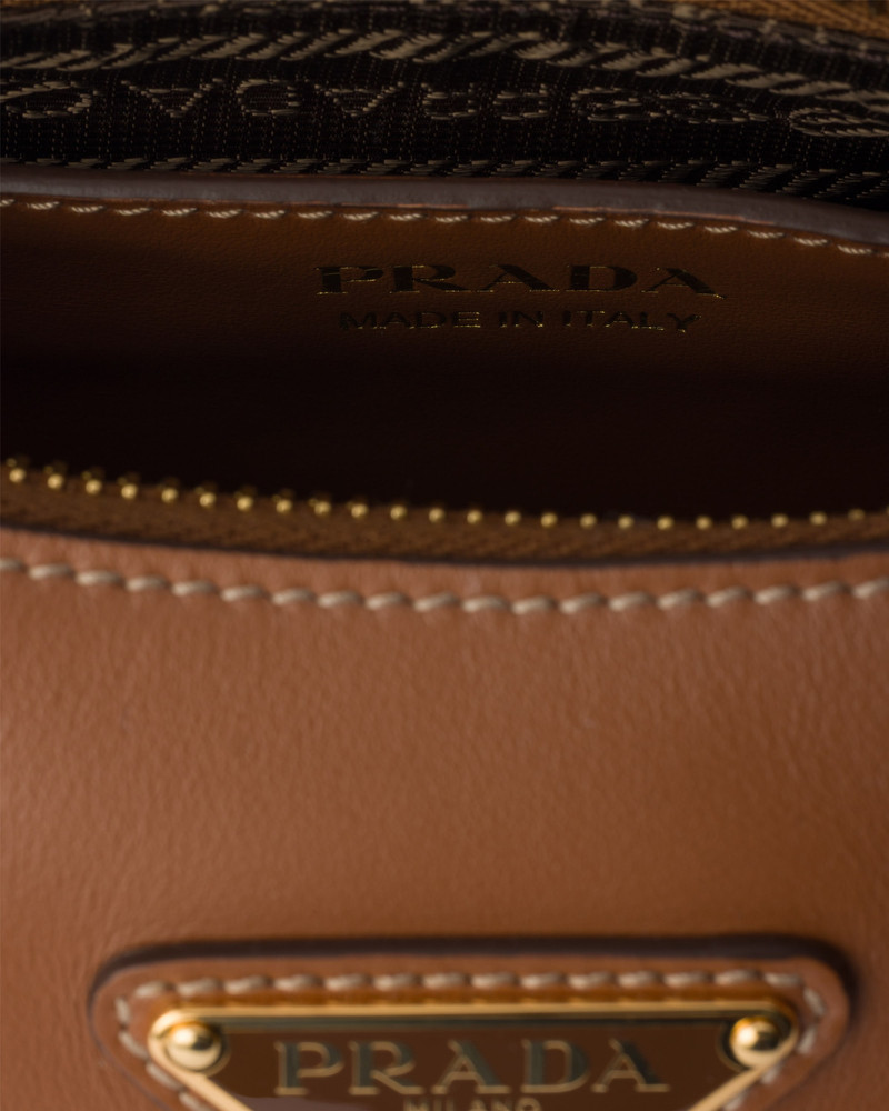 Prada Arqué mini leather shoulder bag 4
