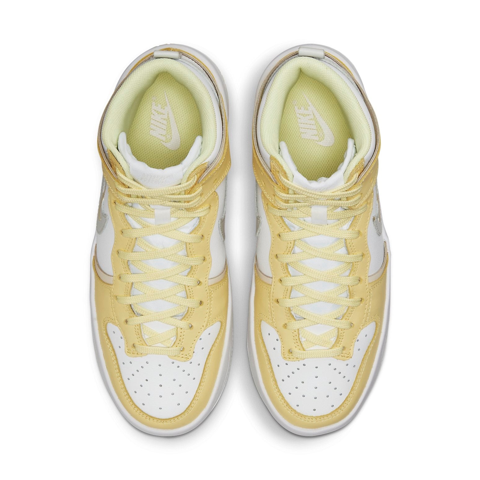 (WMNS) Nike Dunk High Up 'White Citron Tint' DH3718-105 - 4