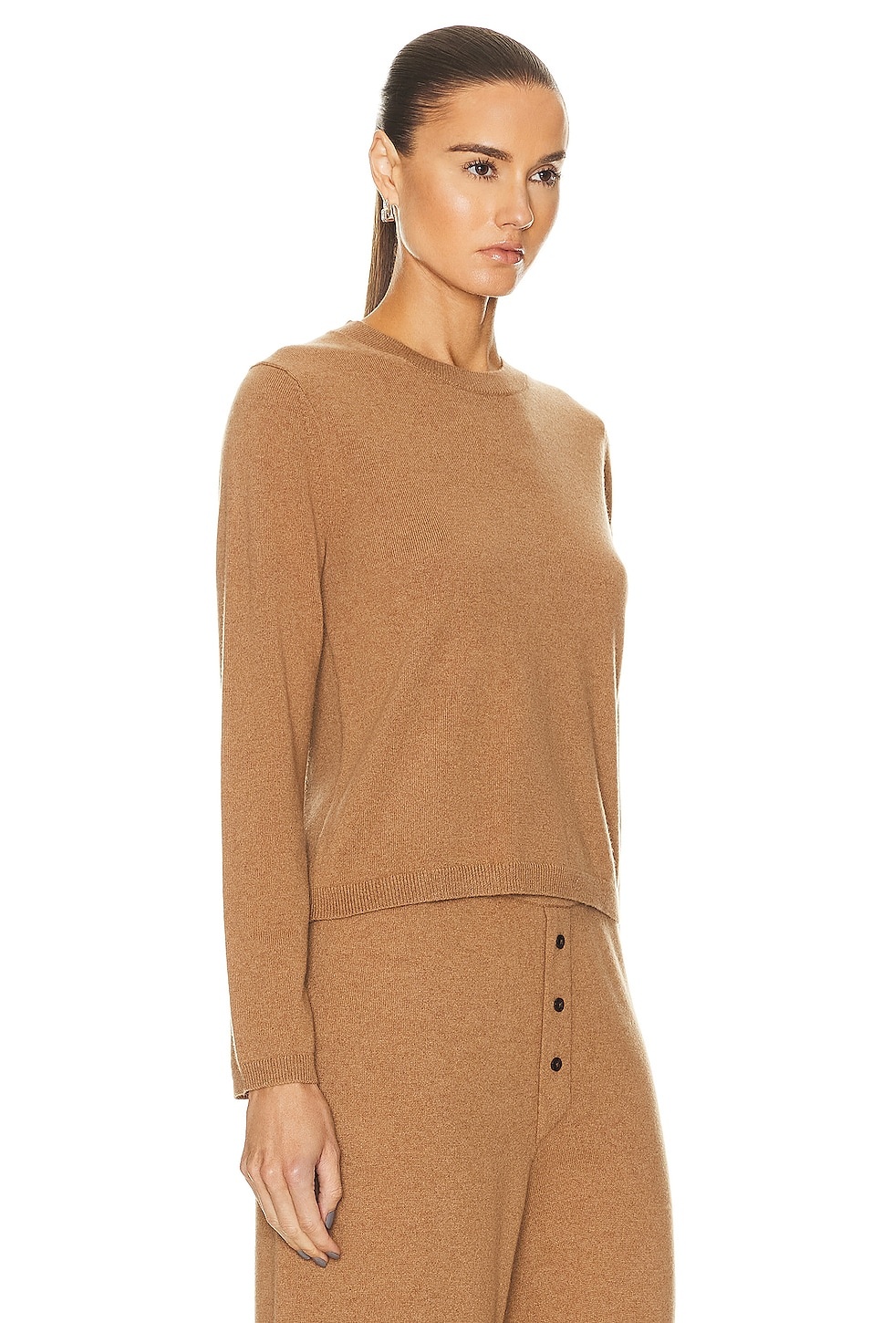 Shrunken Crew Cashmere Top - 2