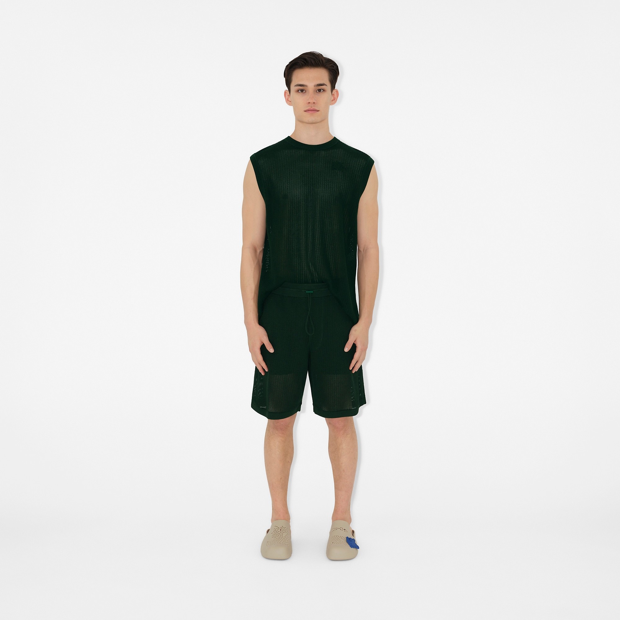 Cotton Mesh Vest - 2
