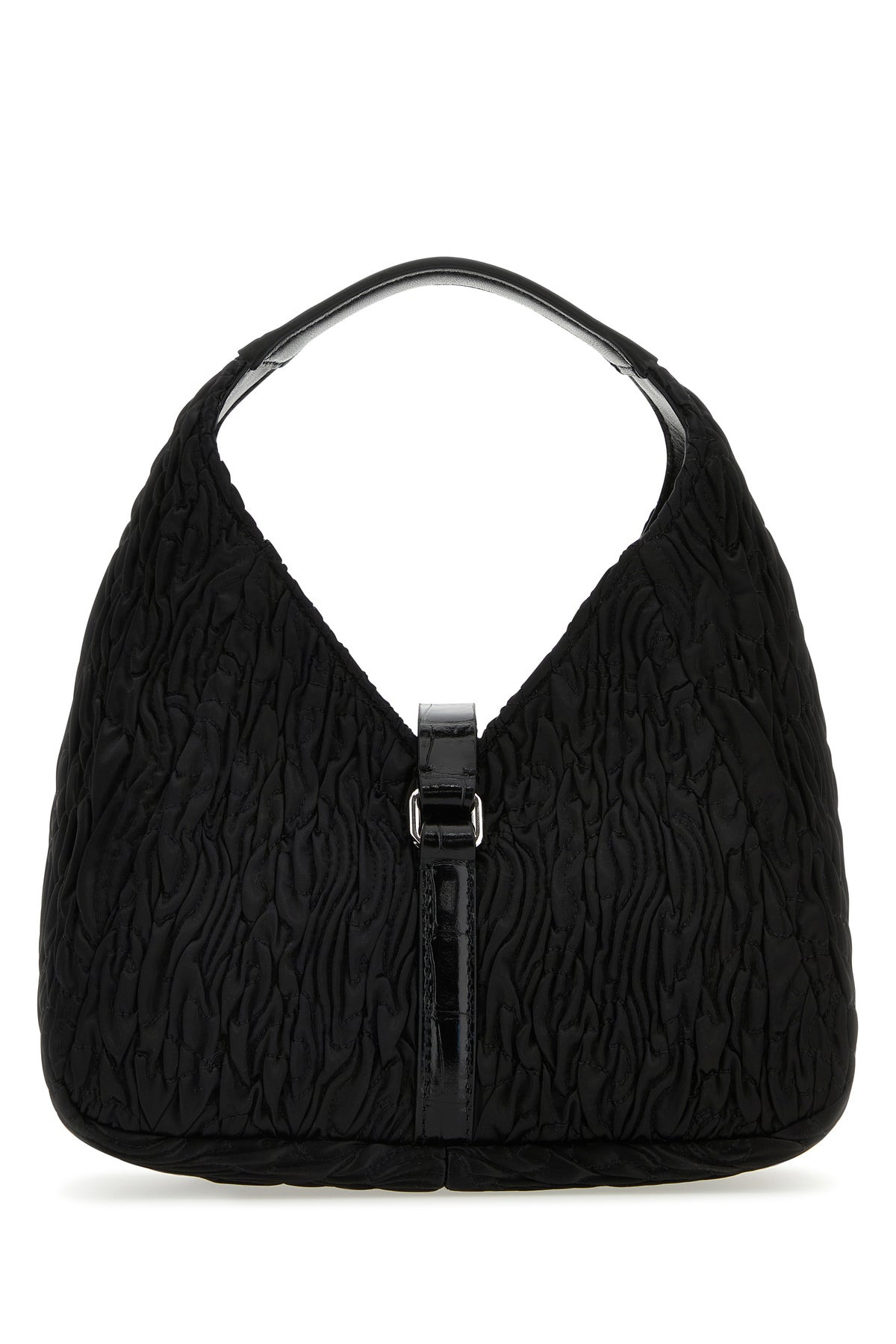 Black fabric G-Hobo mini handbag - 3