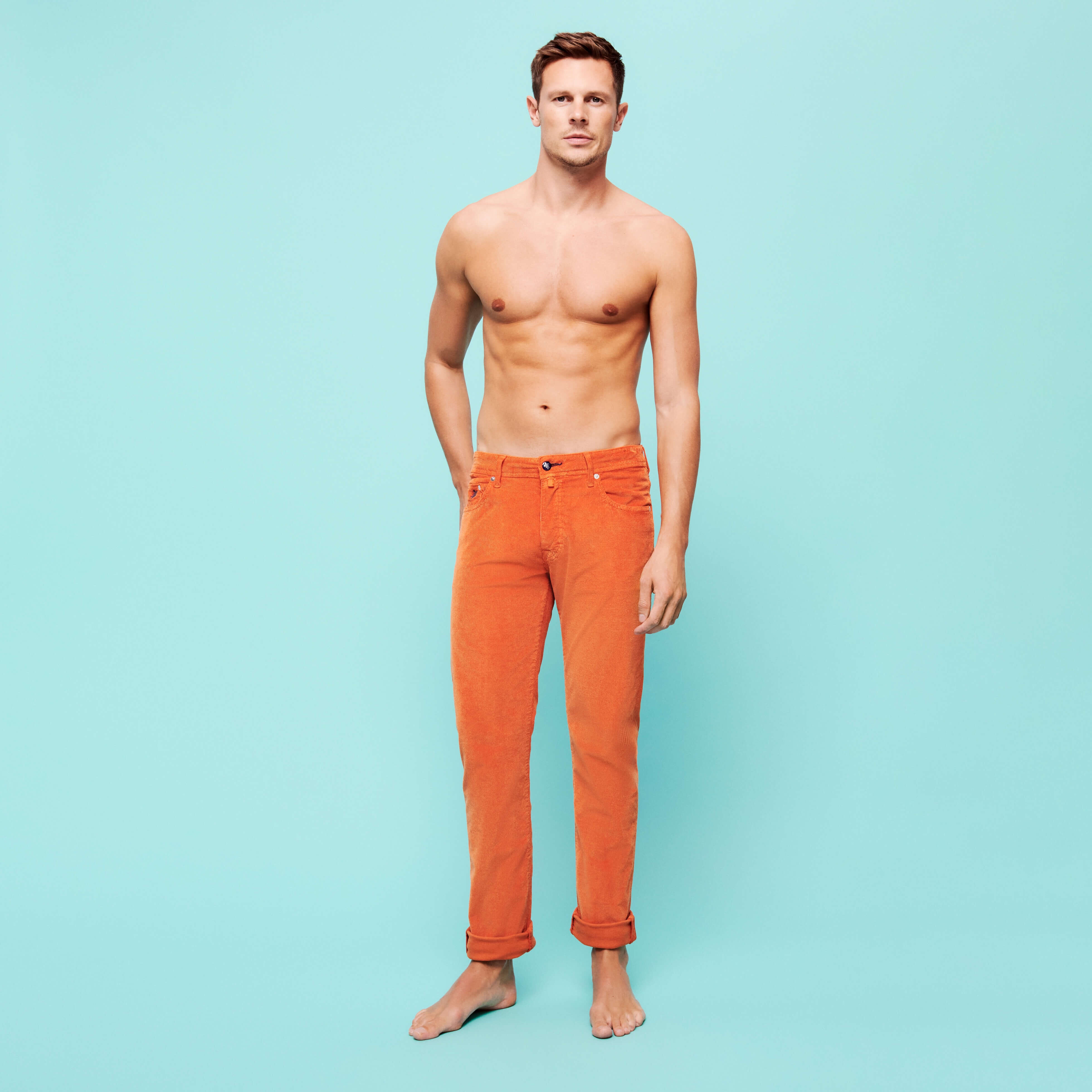 Men 5-pocket Velvet Pants Regular fit - 3