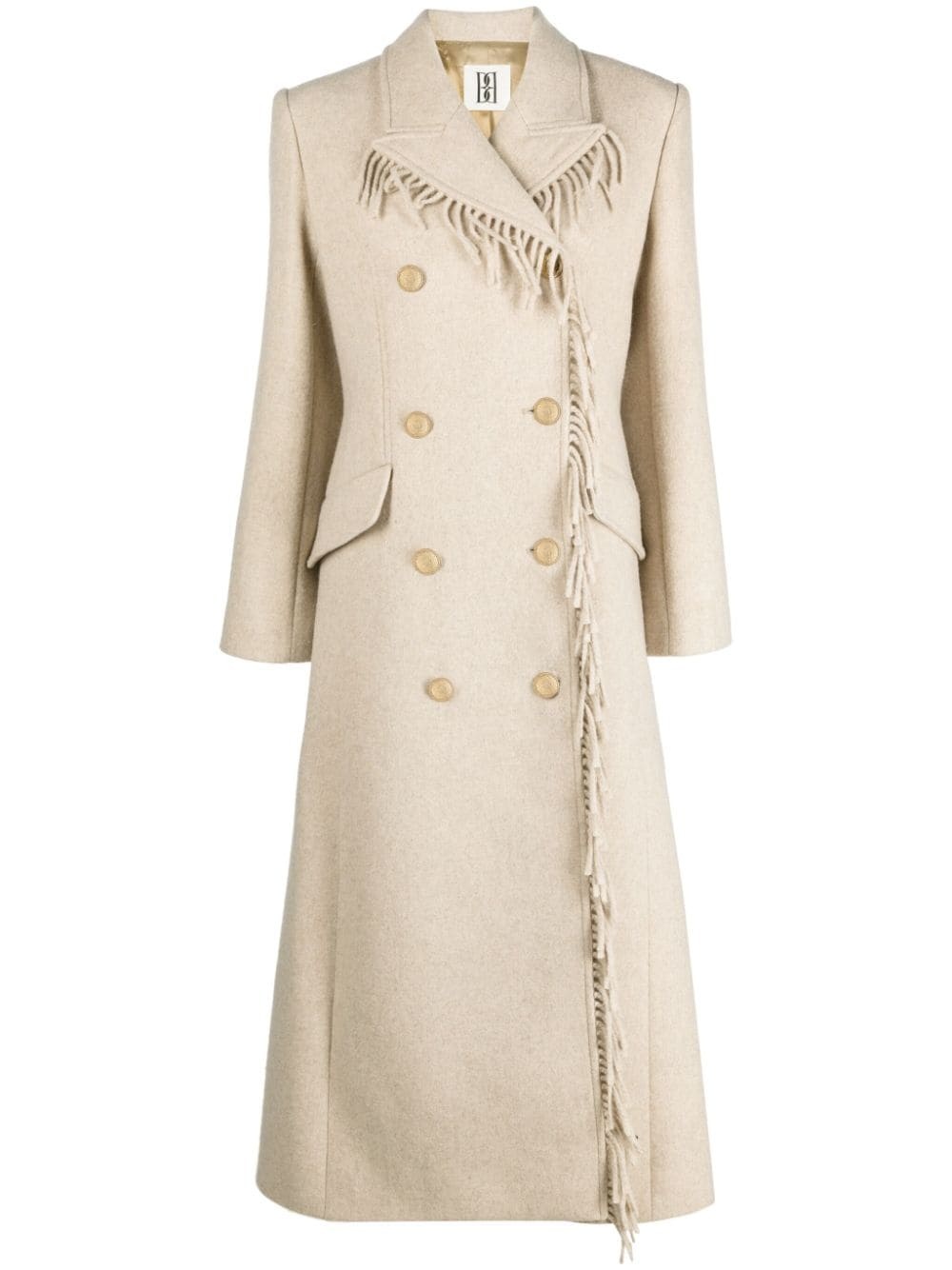 Gardeniia fringed long coat - 1