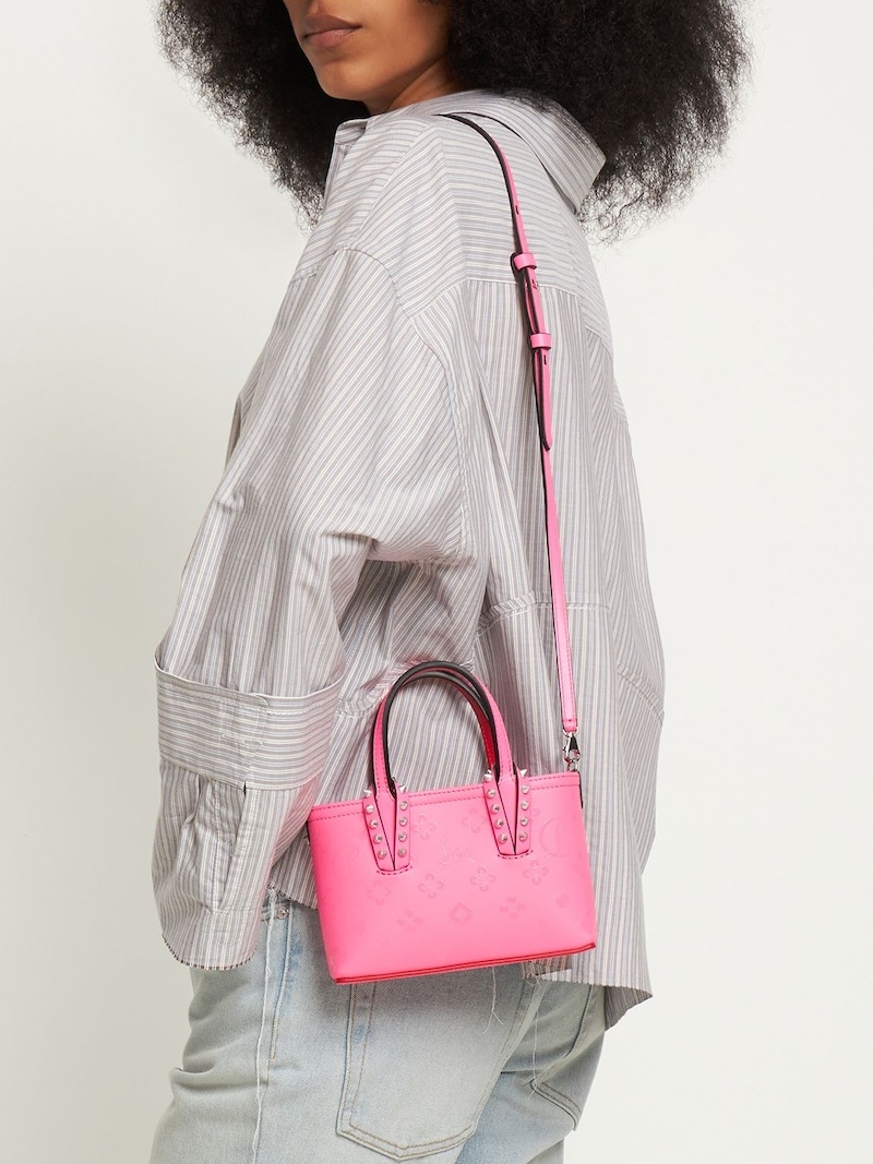 Nano Cabata leather top handle bag - 2