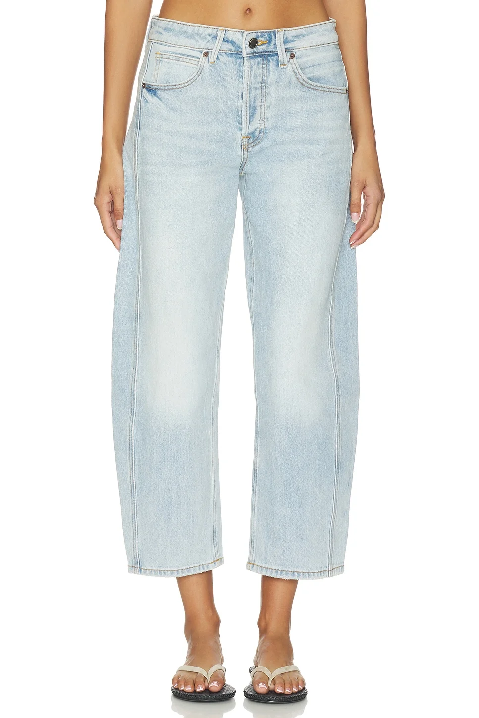 High Barrel Ankle Jeans - 1