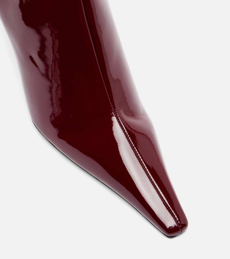 75 patent leather ankle boots 5