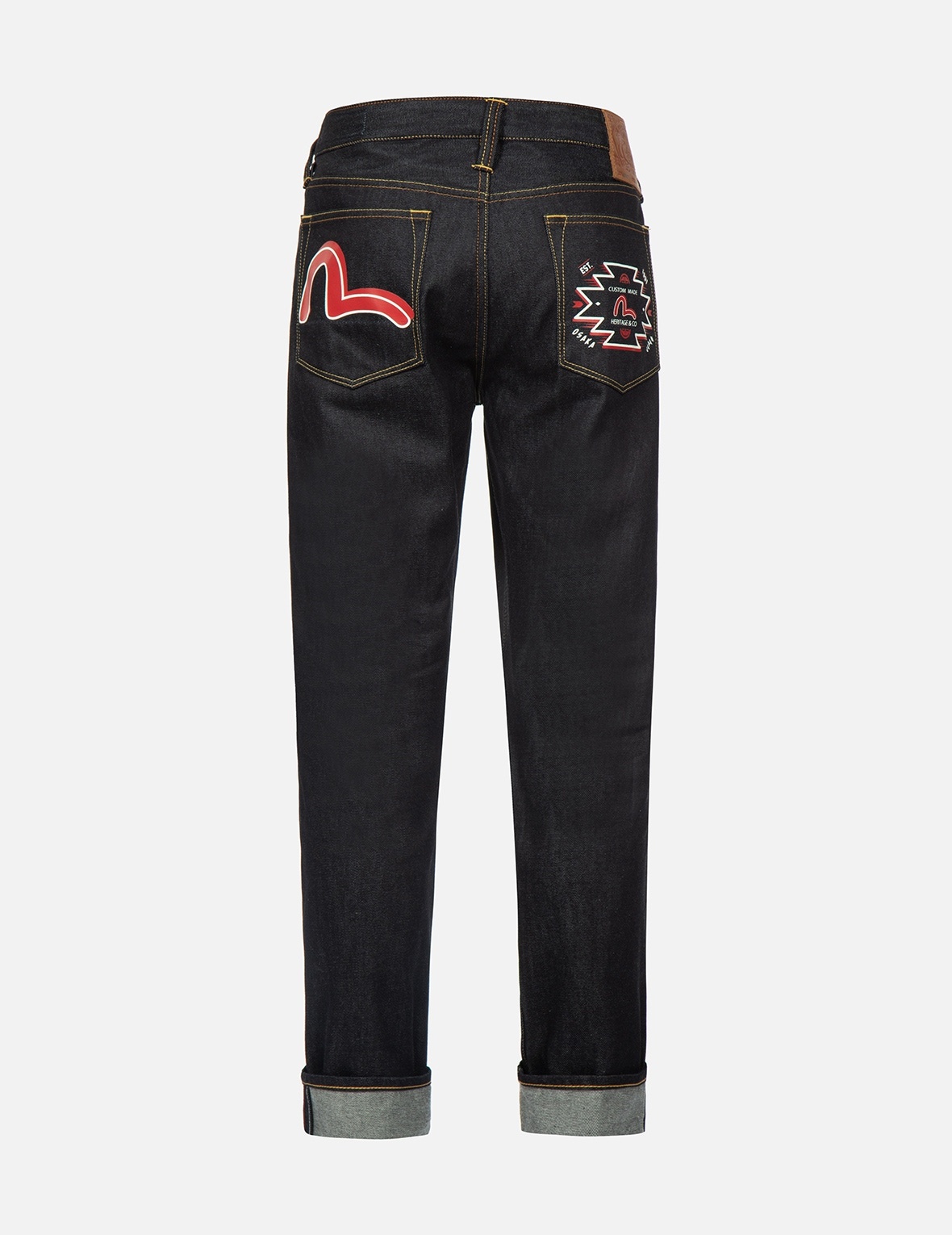 SEAGULL PRINT CARROT-FIT DENIM JEANS #2017 - 2