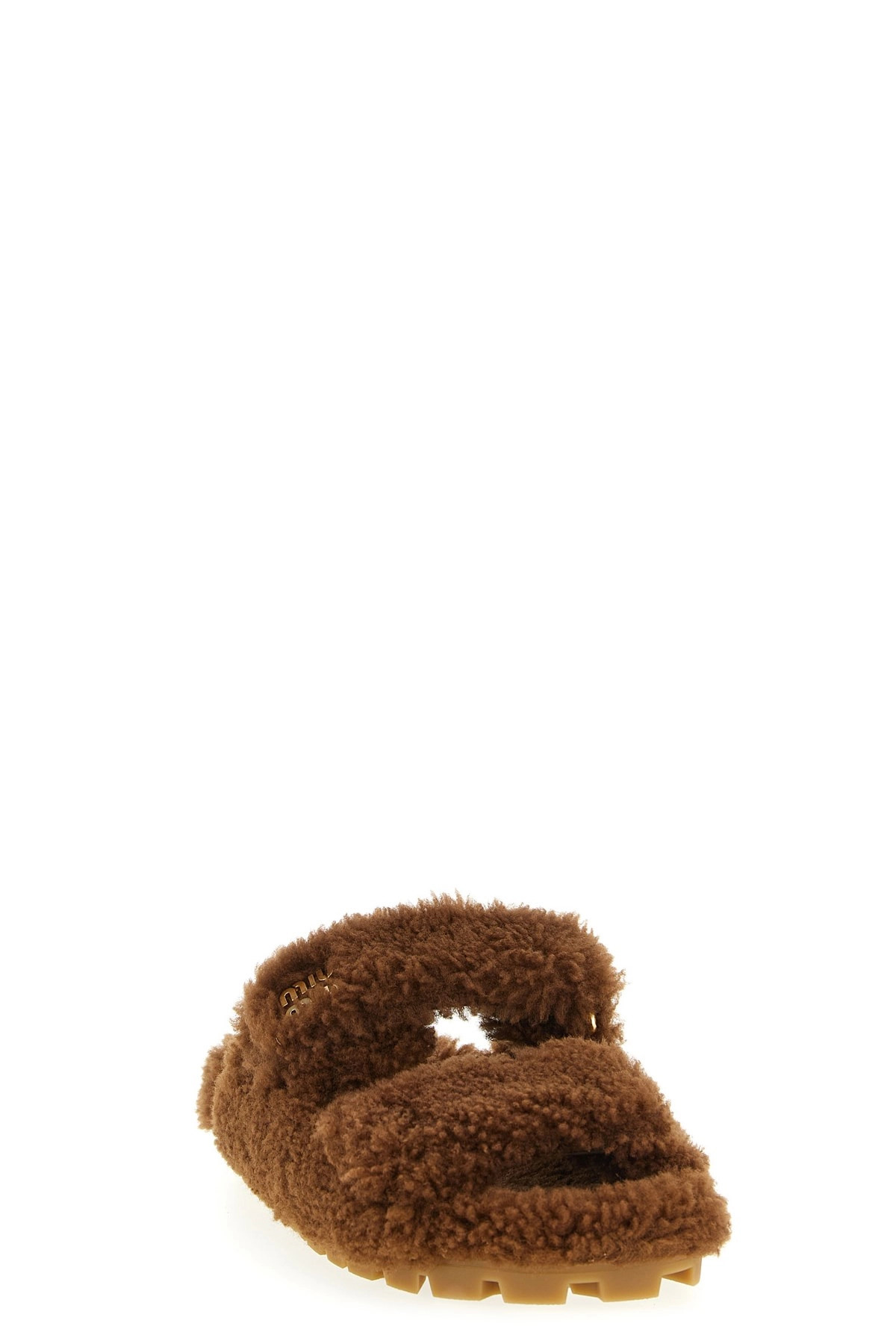 Shearling sandals - 2