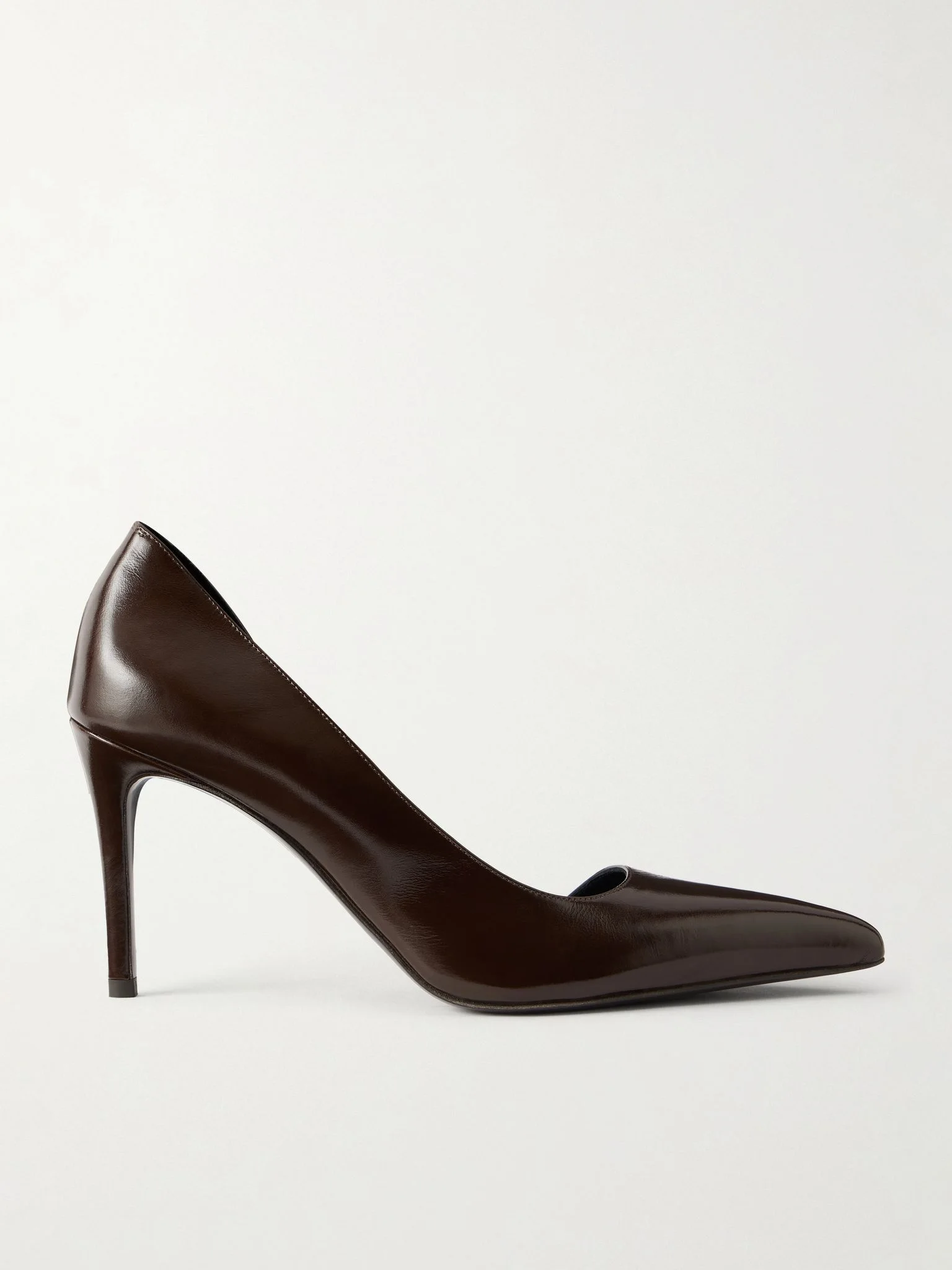Jett D'Orsay leather pumps Brown - 1