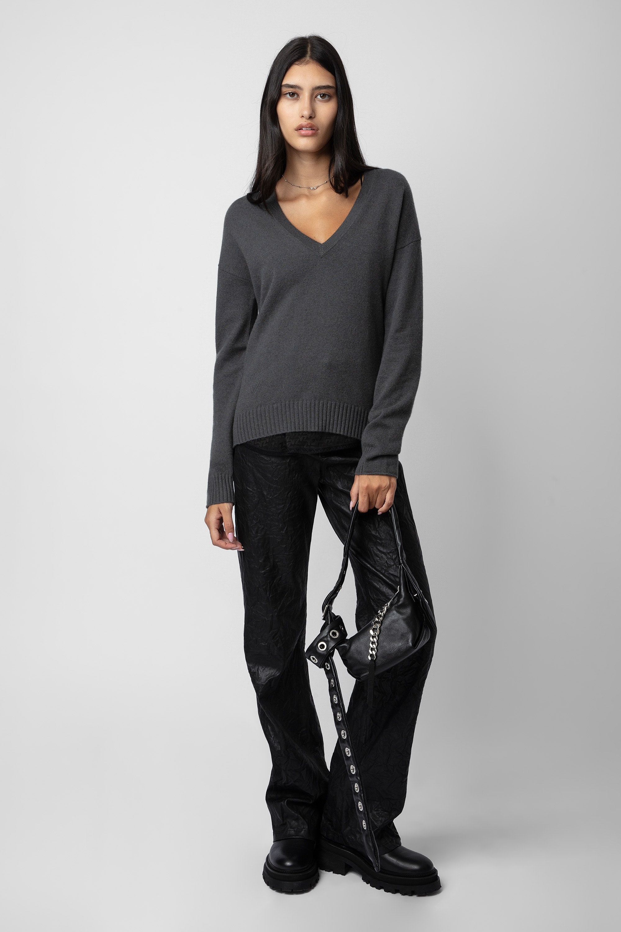Vivi Patch Cashmere Sweater - 3