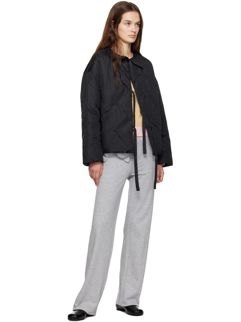 SLEEPER Black Ukiyo Puffer Jacket outlook