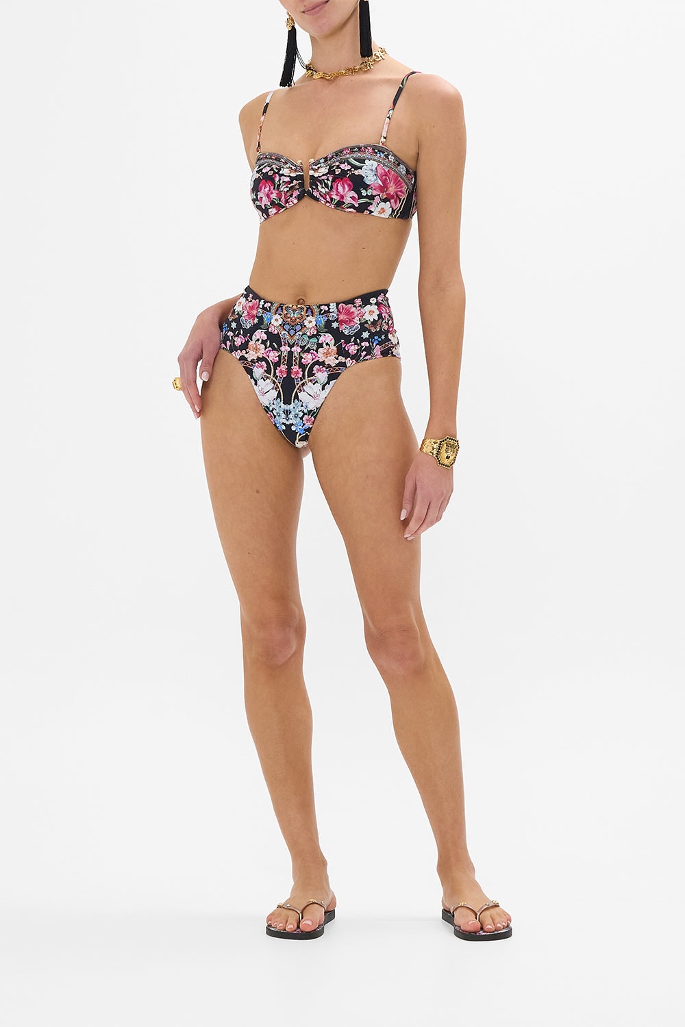 HIGH WAIST PANELLED PANT - 2