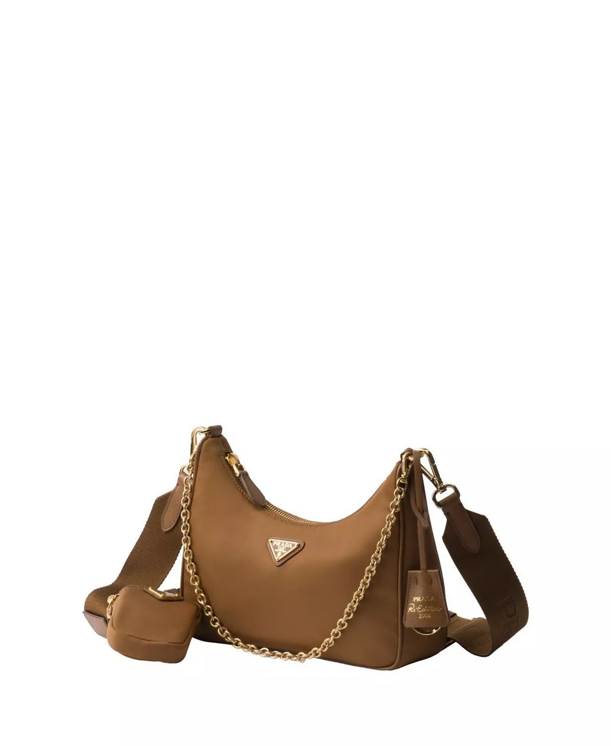 Re-Edition 2005 Re-Nylon Bag with Saffiano Mini Bag - 3
