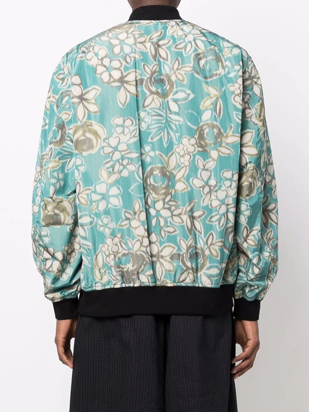 floral-print bomber jacket - 4