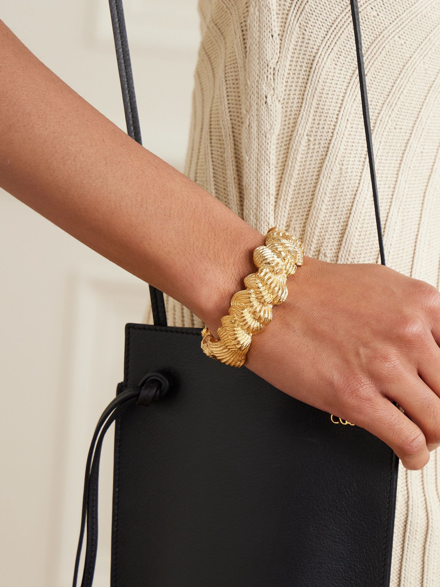 Gold-plated cuff Gold - 2