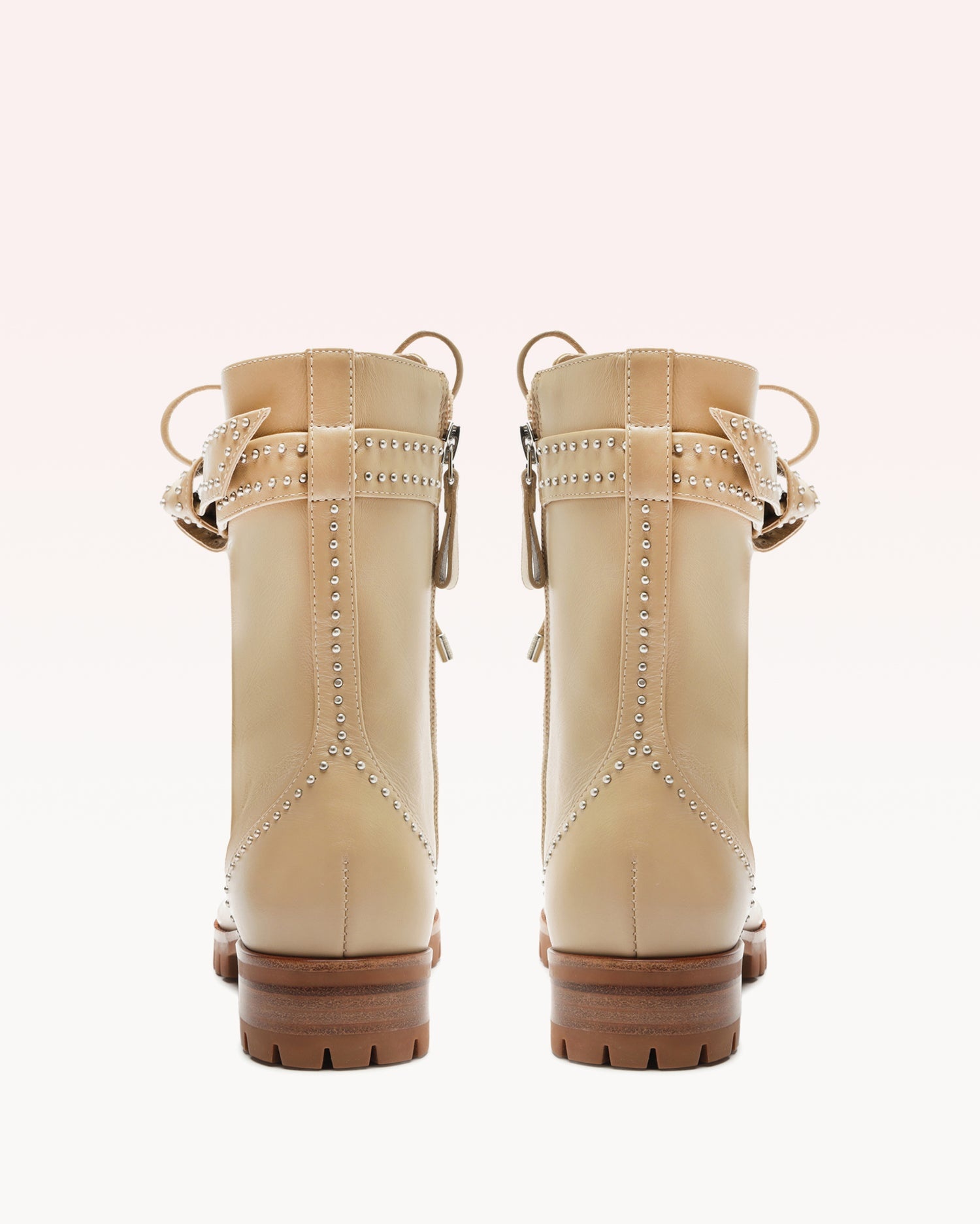 EVELYN STUDS BOOTIE SEMOLINA - 3