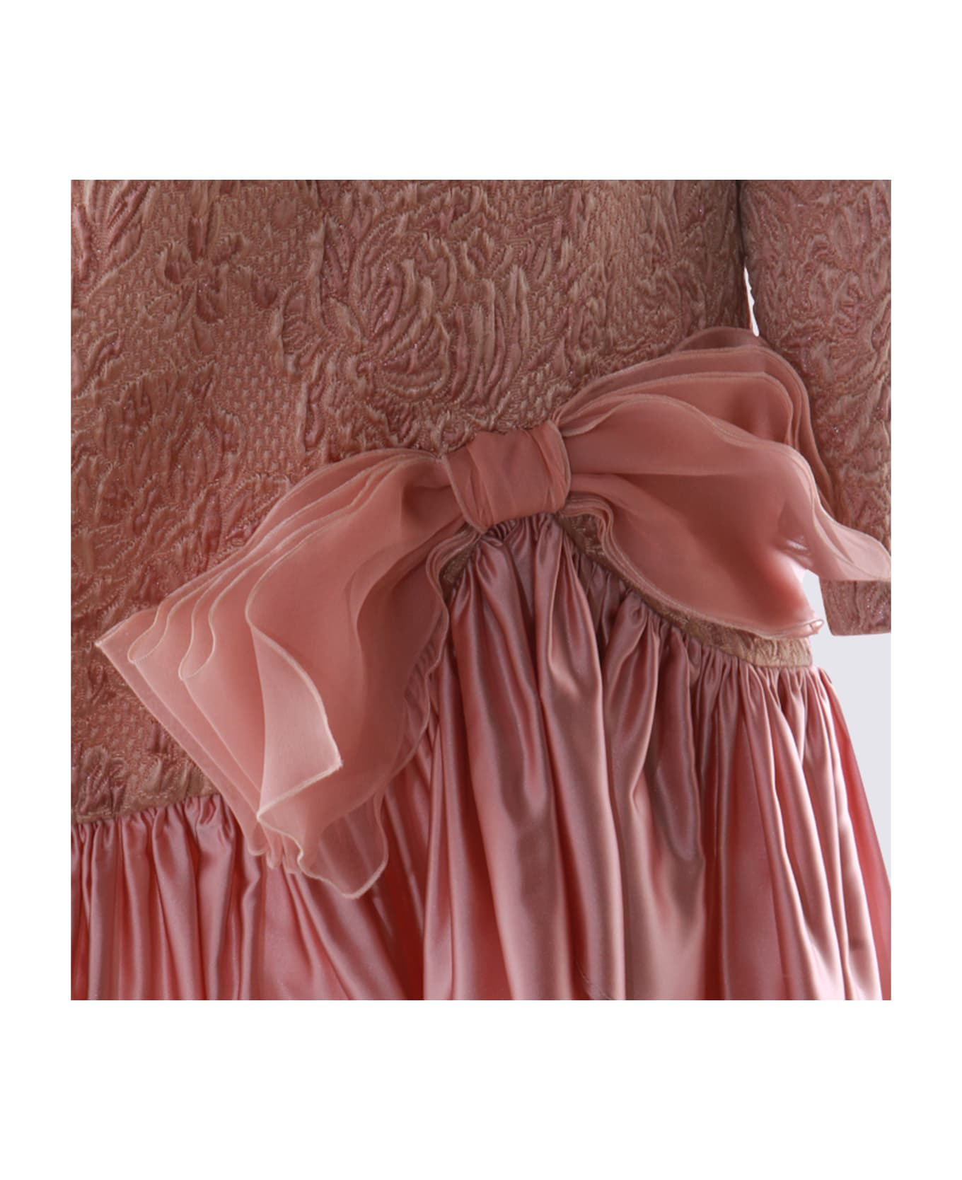 Pink Wool Mini Dress - 3