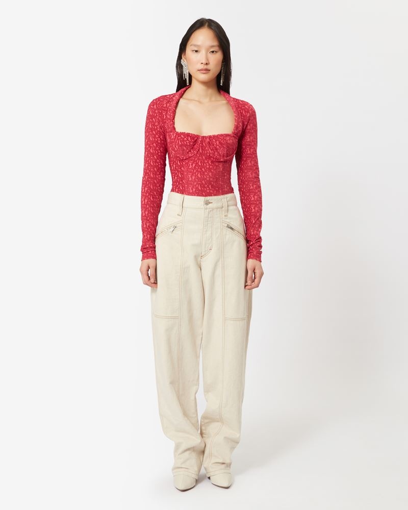 FANNY DENIM TROUSERS - 2
