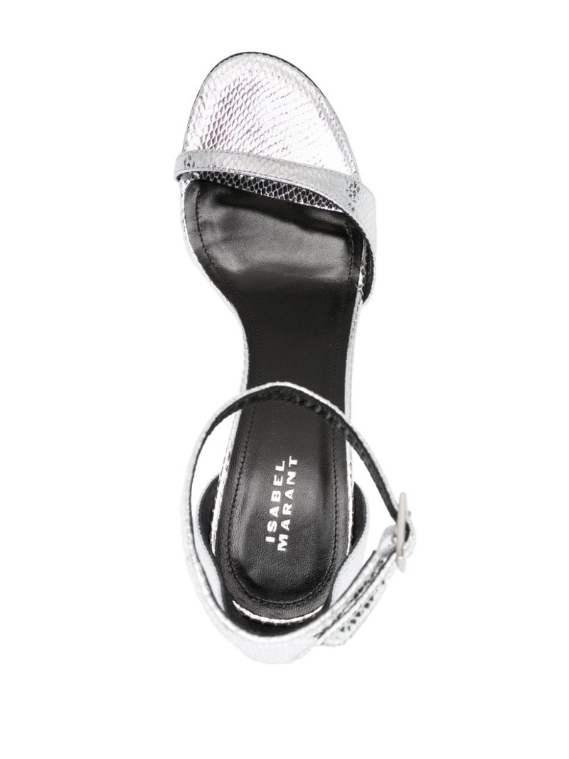 Eonie 80mm leather sandals 4