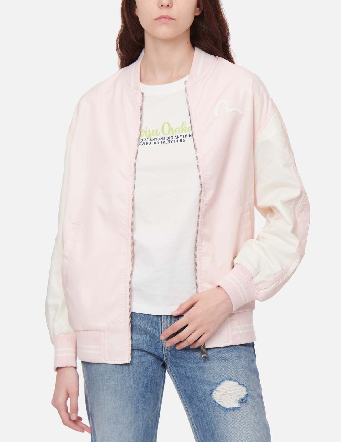Deconstructed Godhead Embroidery Bomber Jacket - 4