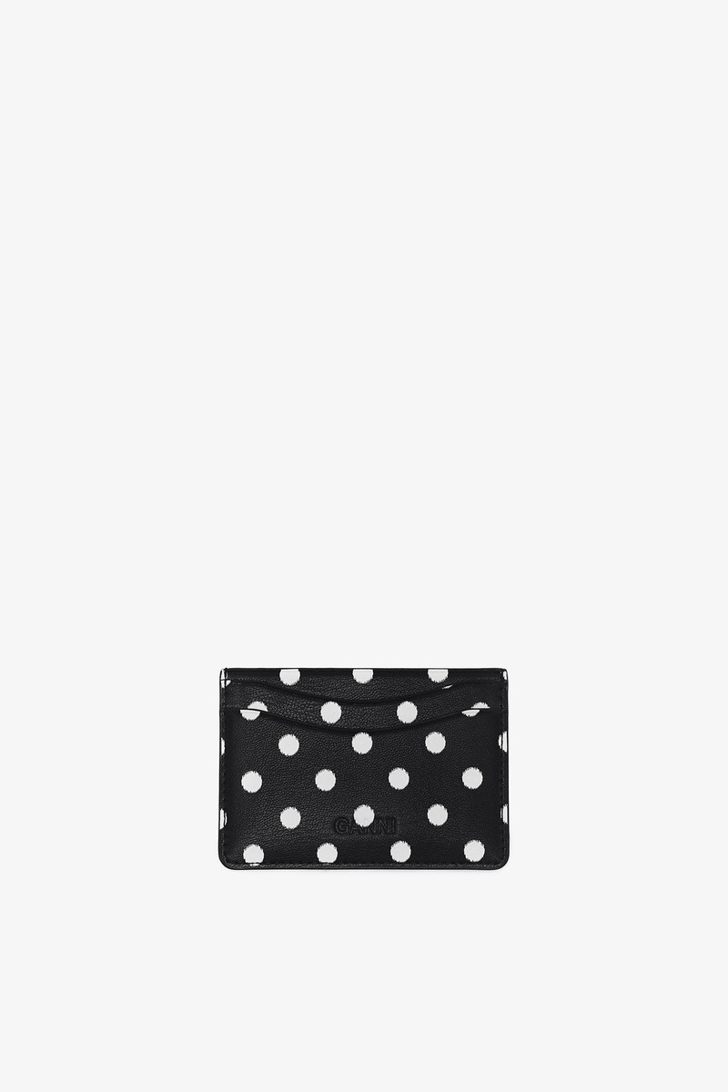 GANNI BOU CARD HOLDER WITH DOTS outlook