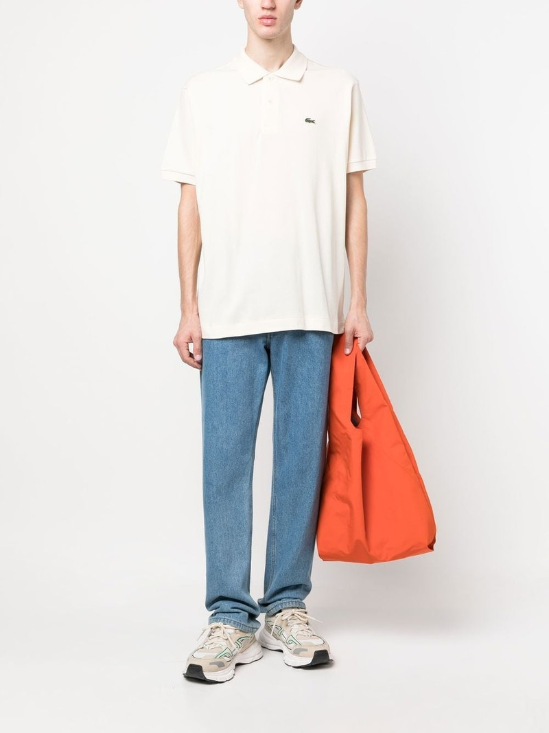 LACOSTE logo-patch polo shirt outlook
