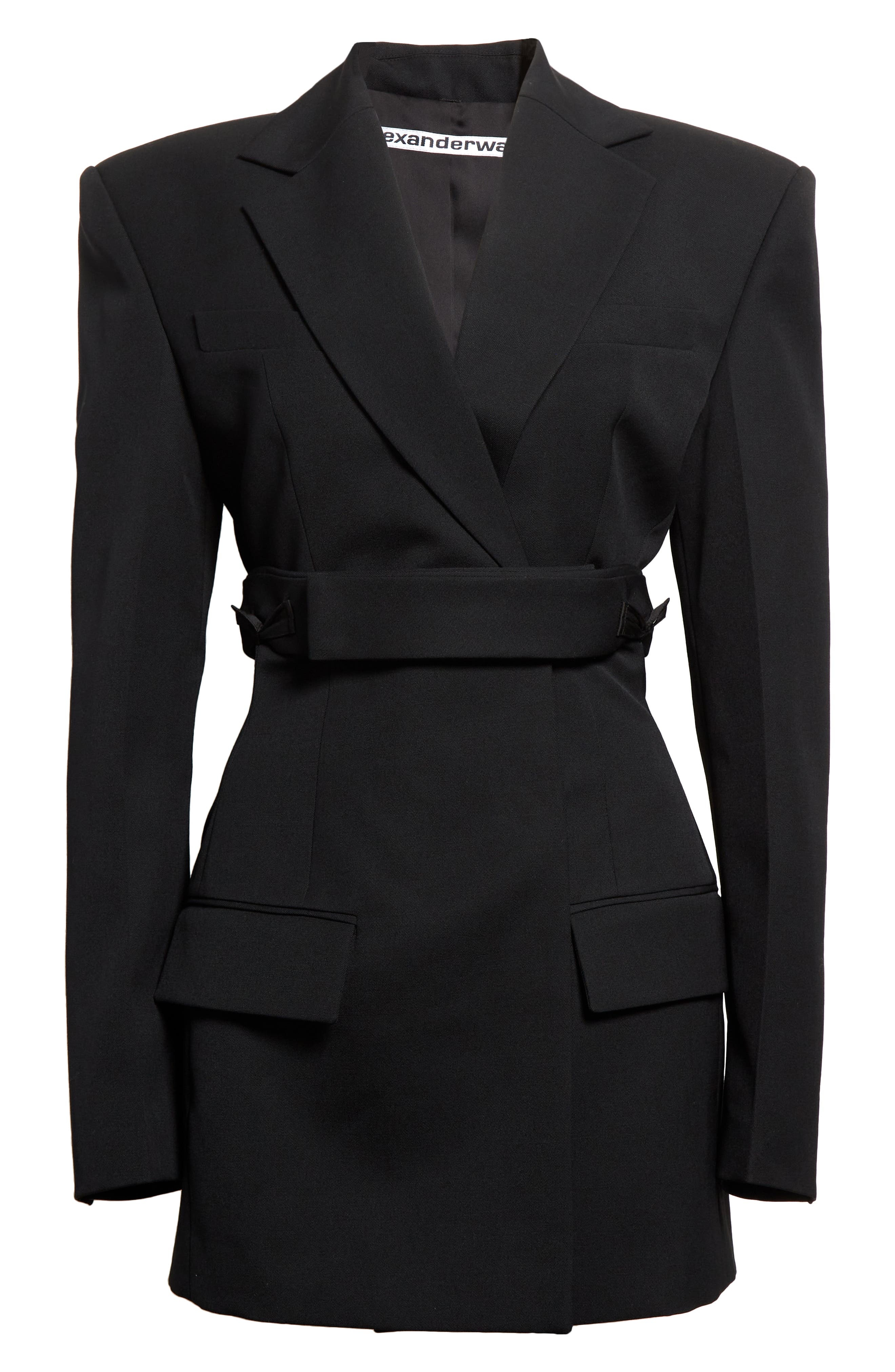 Dry Wool Twill Blazer Dress - 6