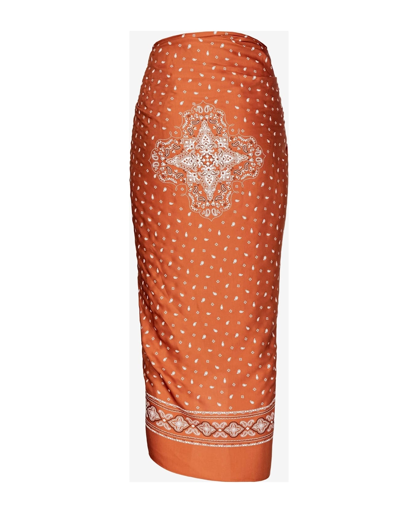 Bandana Print Viscose Skirt Pinko - 2