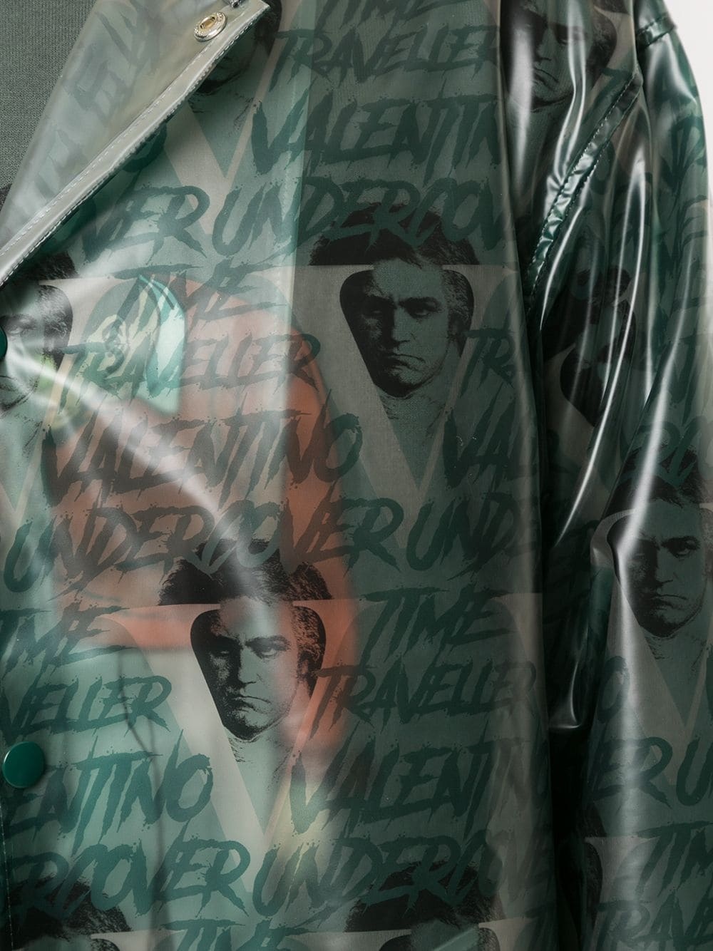 Clockwork Orange all-over print raincoat - 5