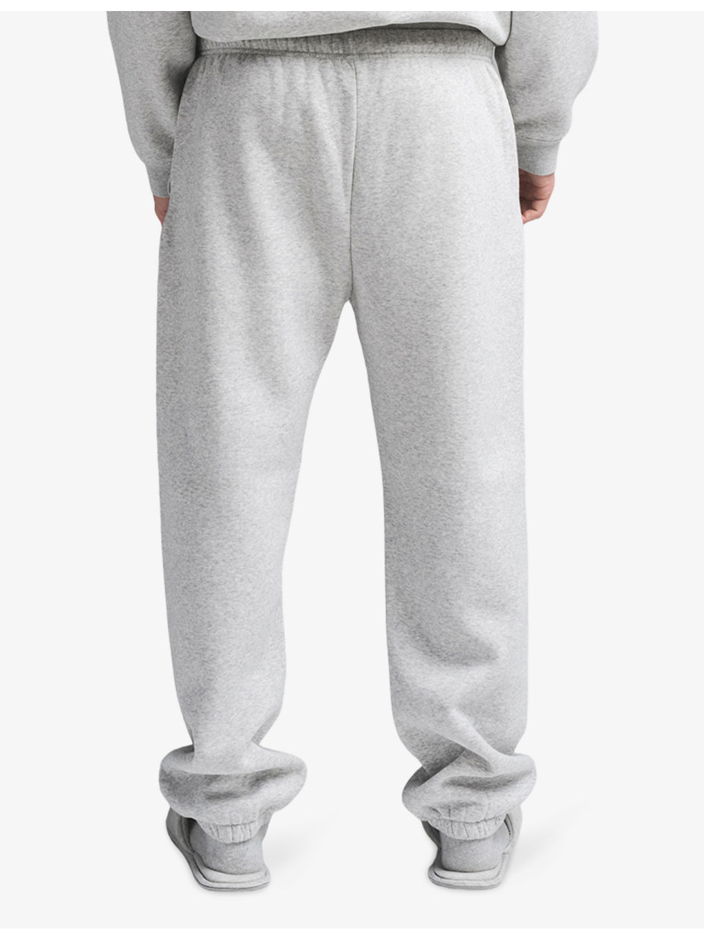 Lounge Relaxed Cotton-Jersey Jogging Bottoms - 4