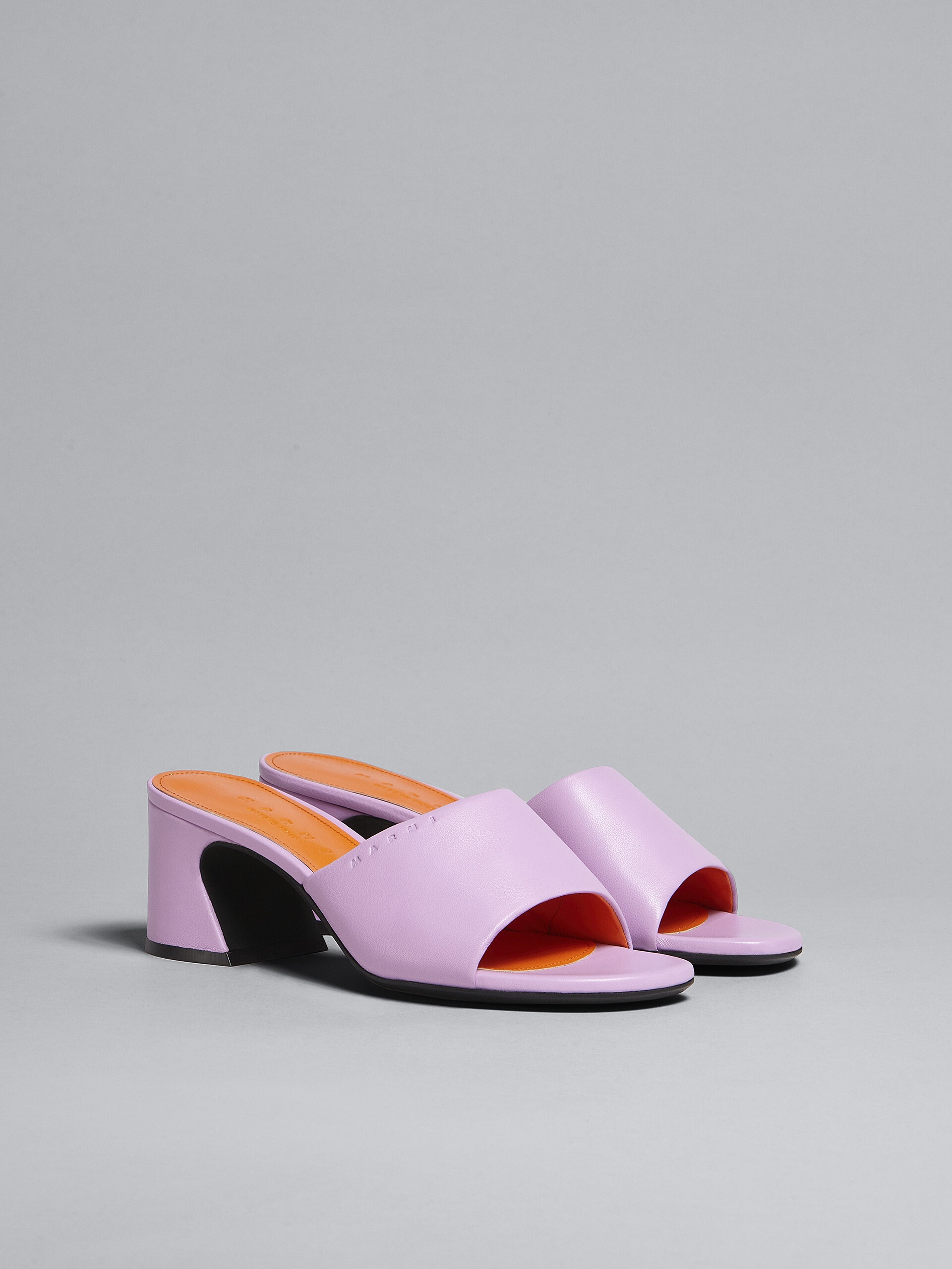PINK LEATHER SANDAL - 2
