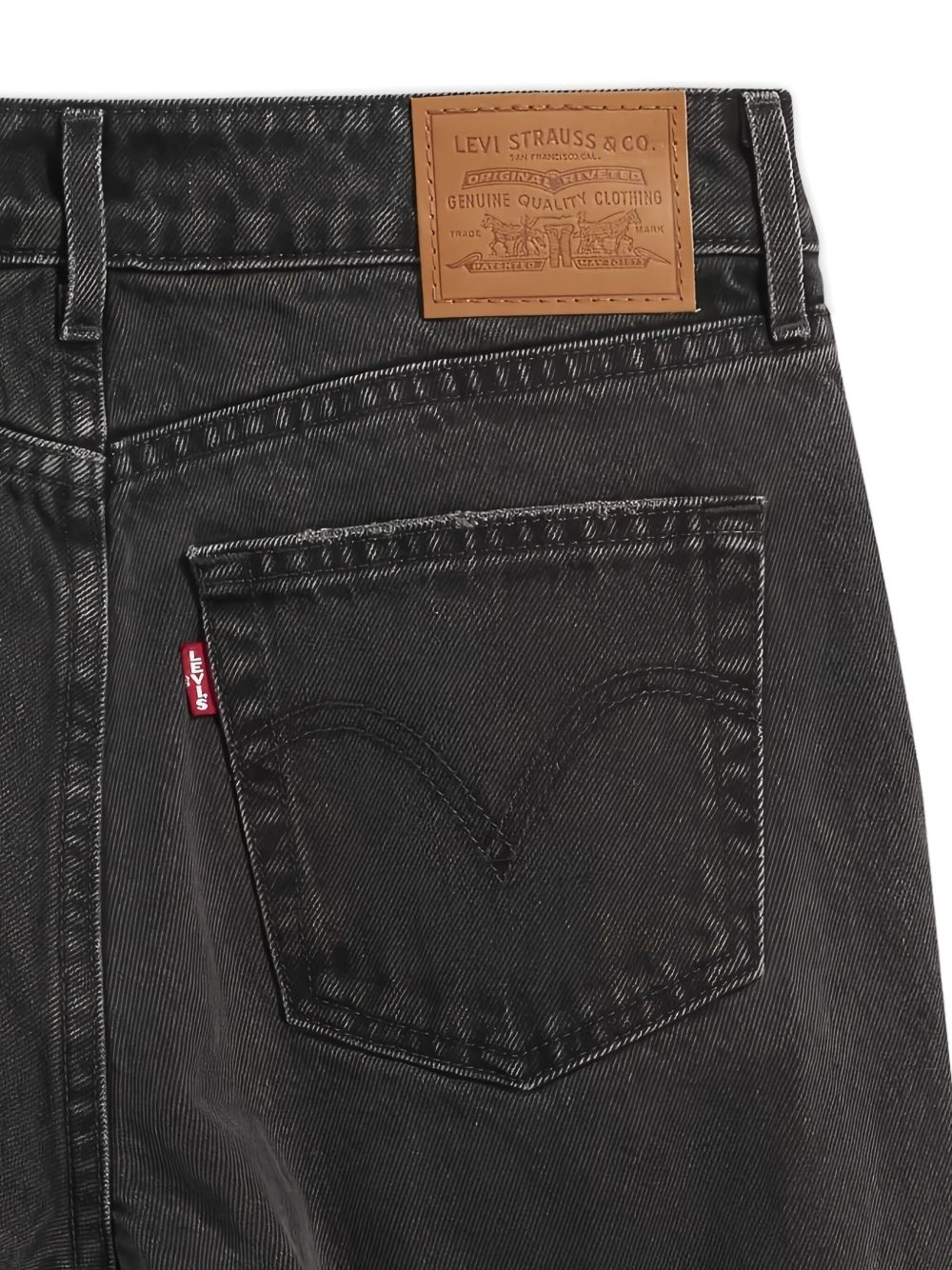 low-rise cotton jeans - 5