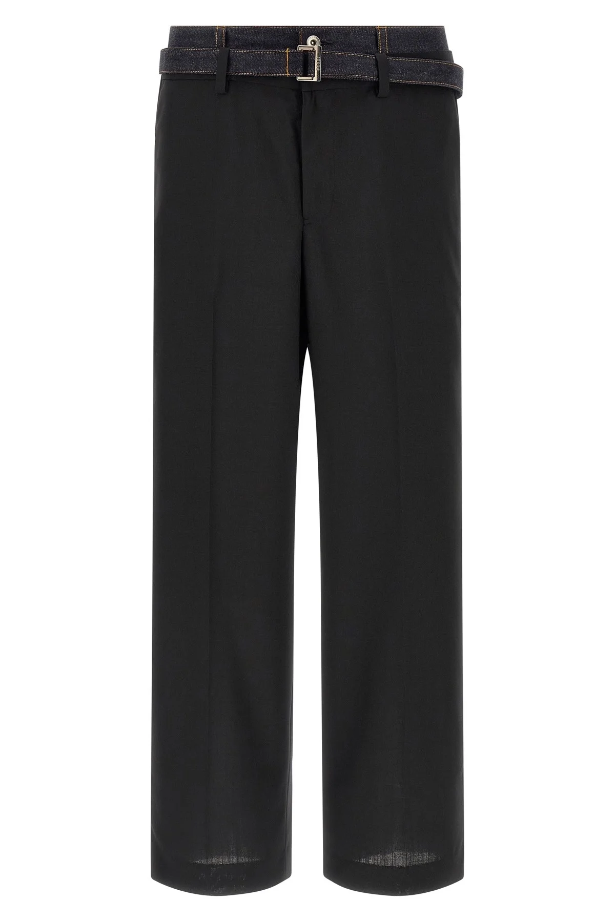 Denim insert pants - 1