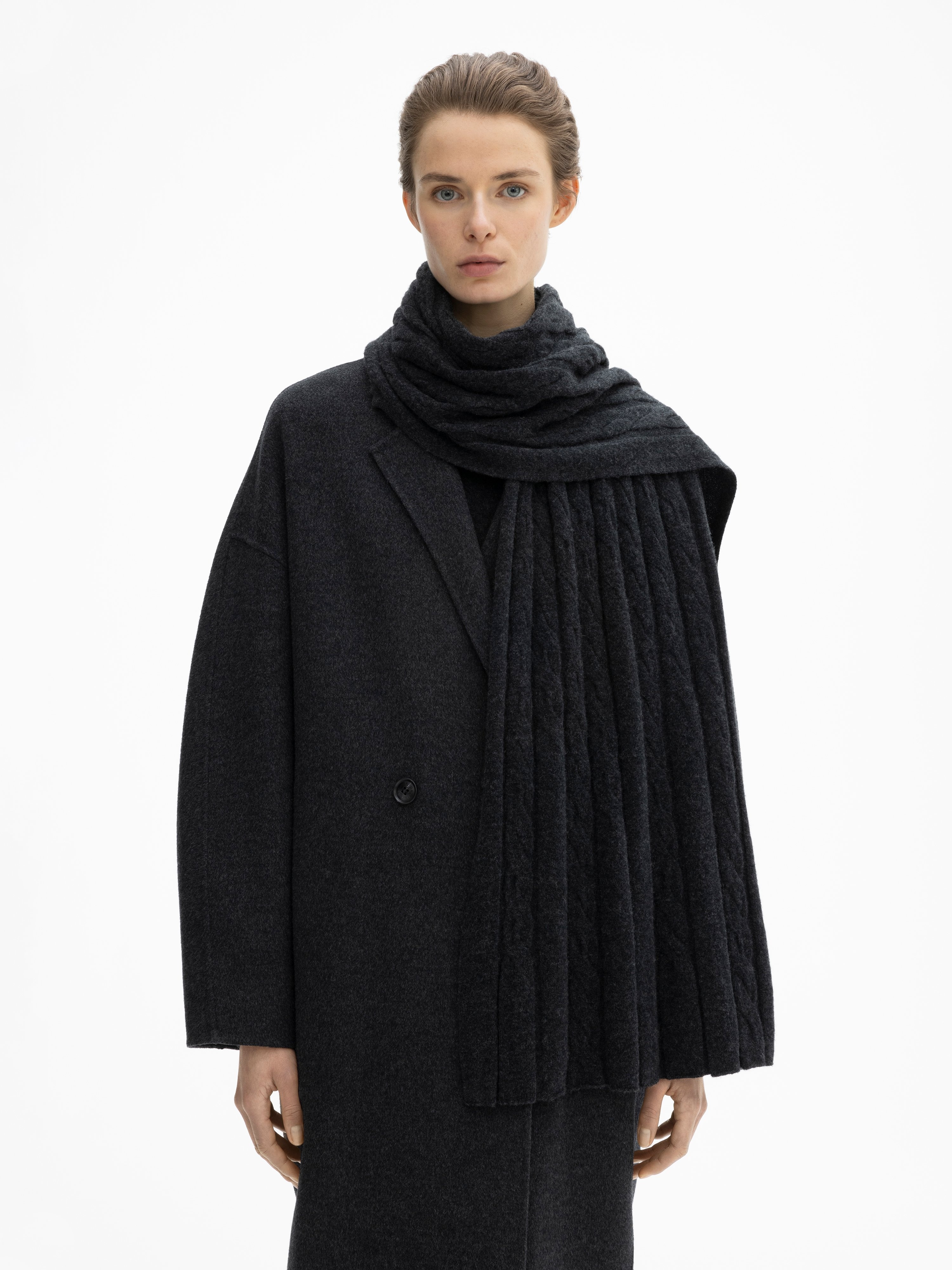Cashmere blend scarf - 3
