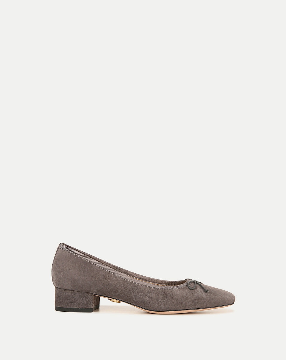 CECILE SUEDE BALLET PUMP - 1