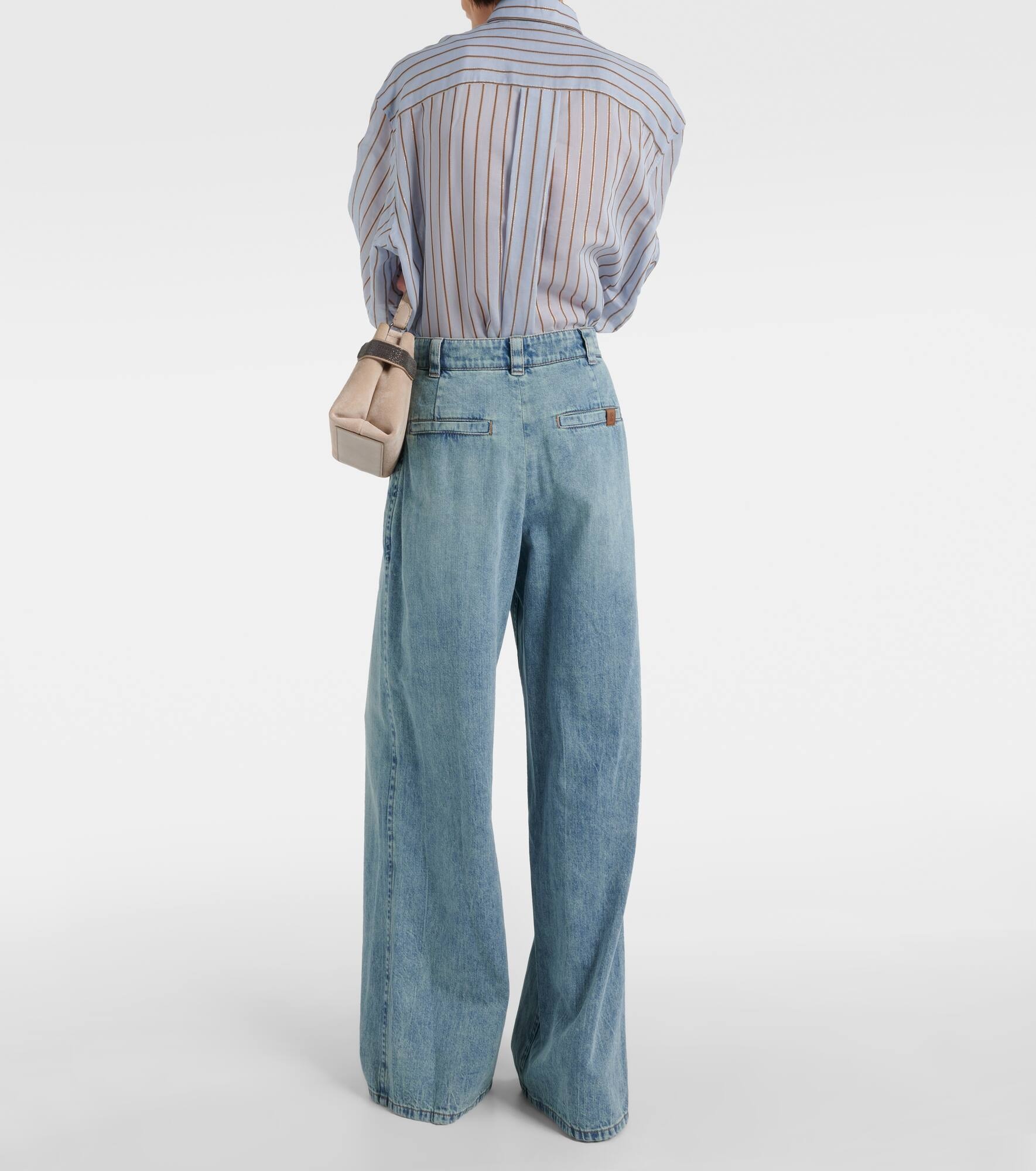High-rise wide-leg jeans - 3