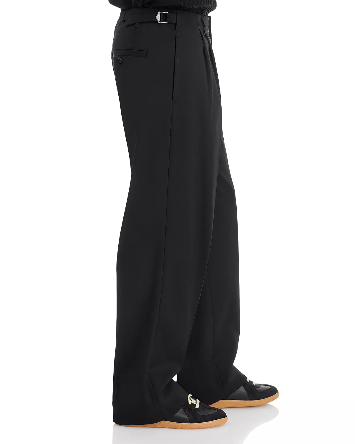 Leroy Relaxed Straight Fit Pleated Pants - 5