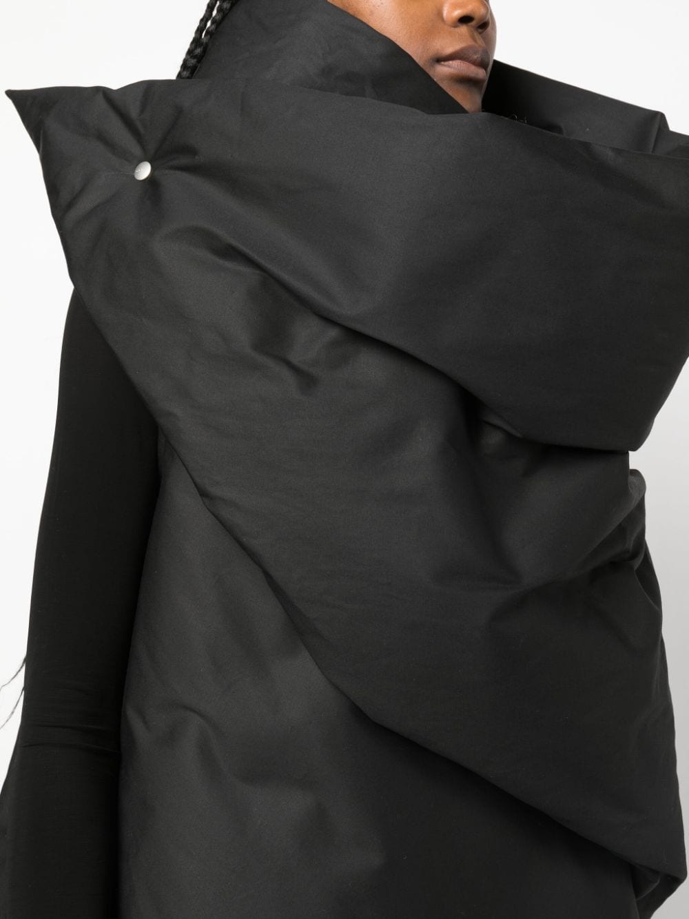 wrap-front puffer gilet - 5