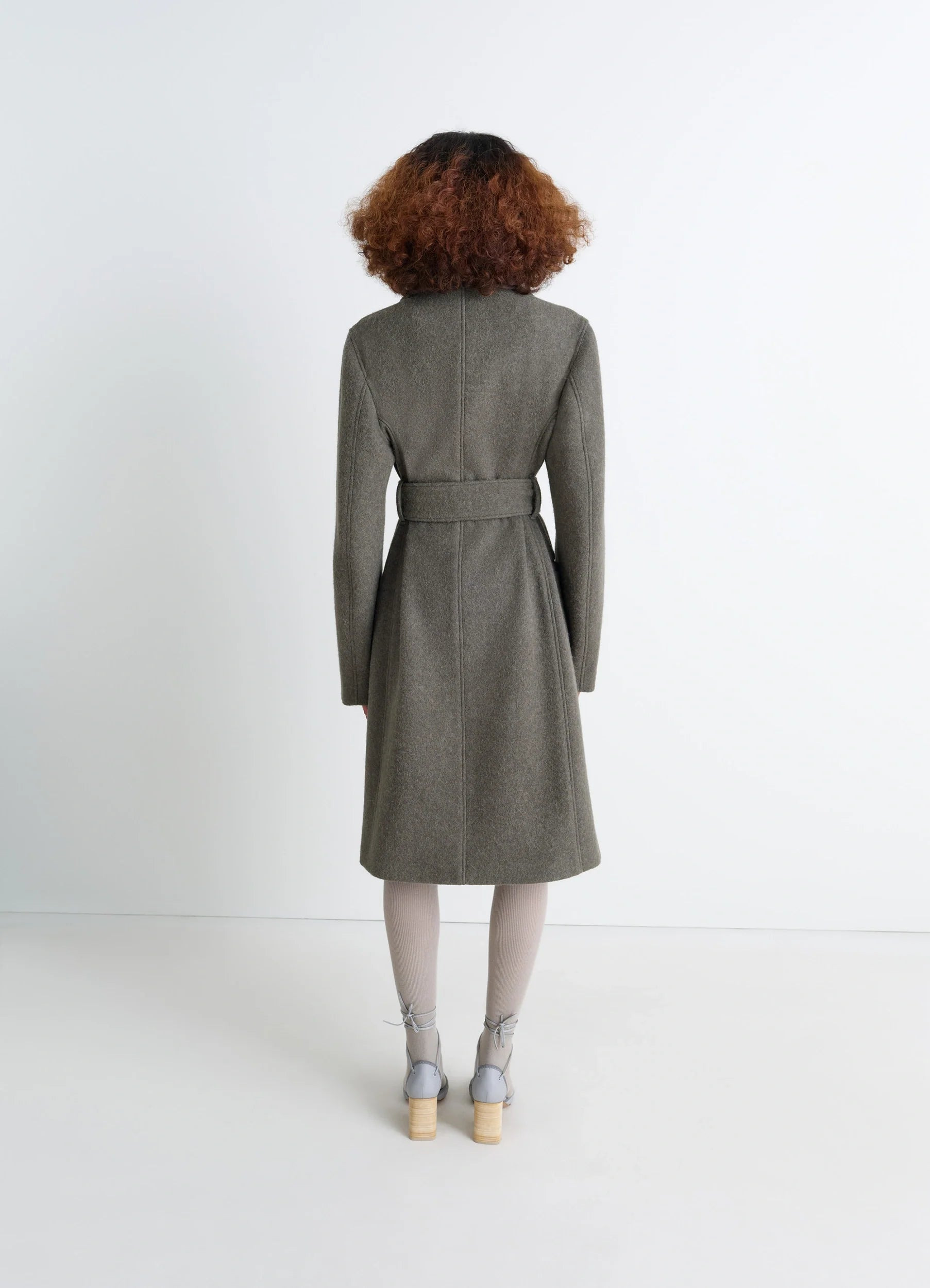 BELTED TAILORED COAT - 5