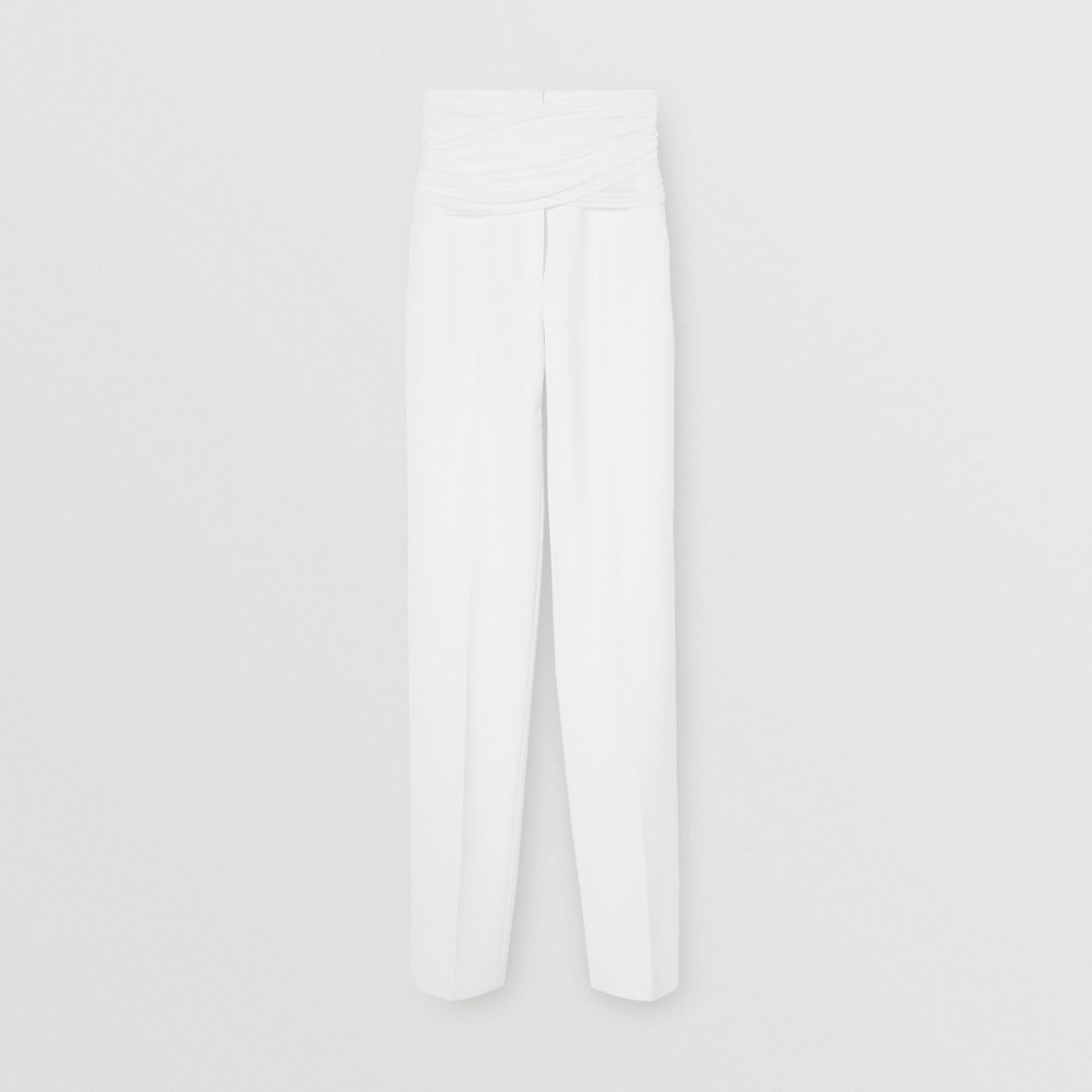 Sash Detail Technical Wool Tailored Trousers - 1