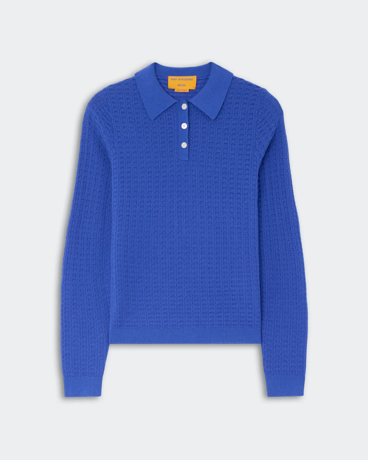 L/S Shrunken Waffle Polo - 1