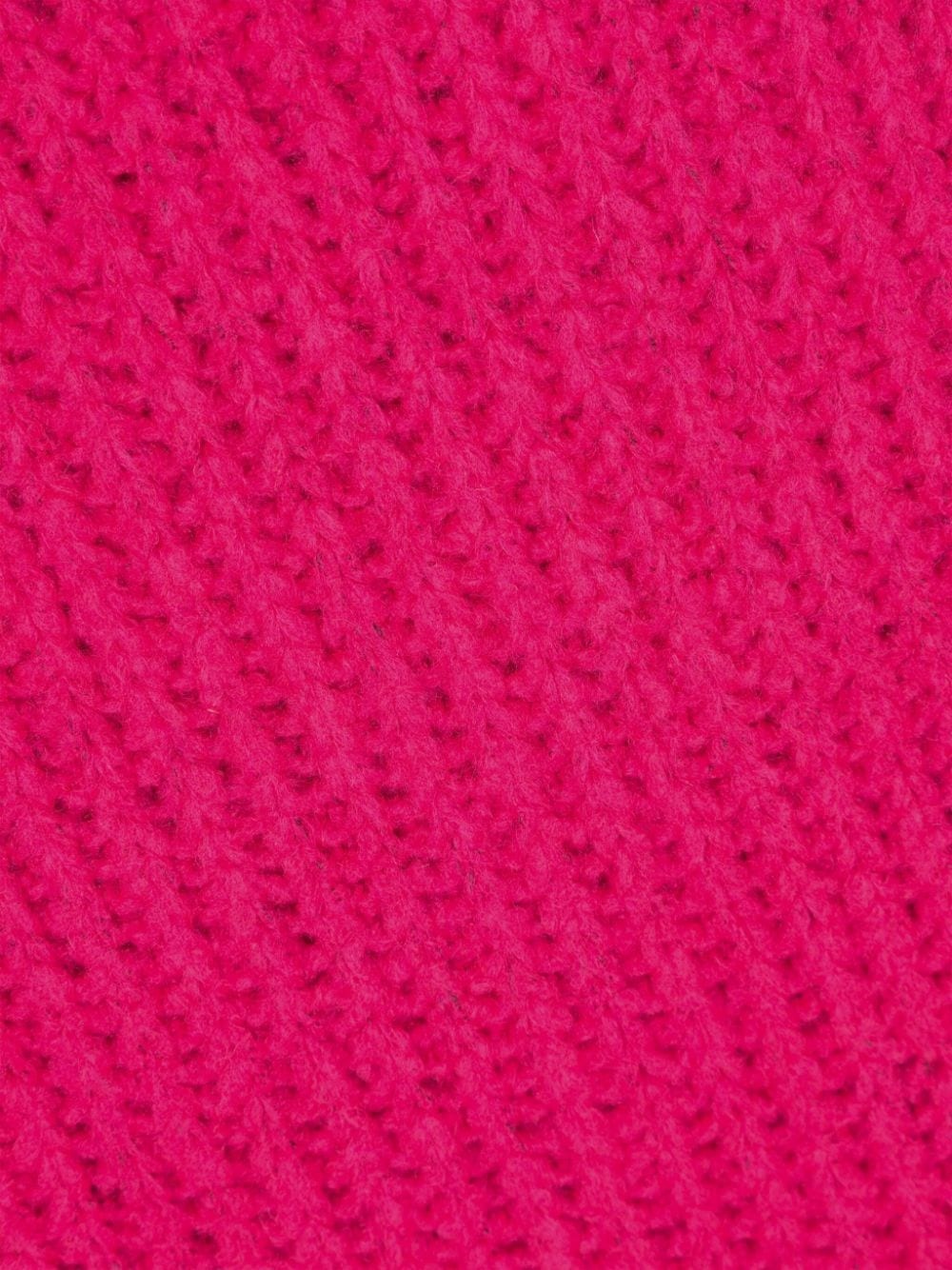 waffle-knit fringed scarf - 3