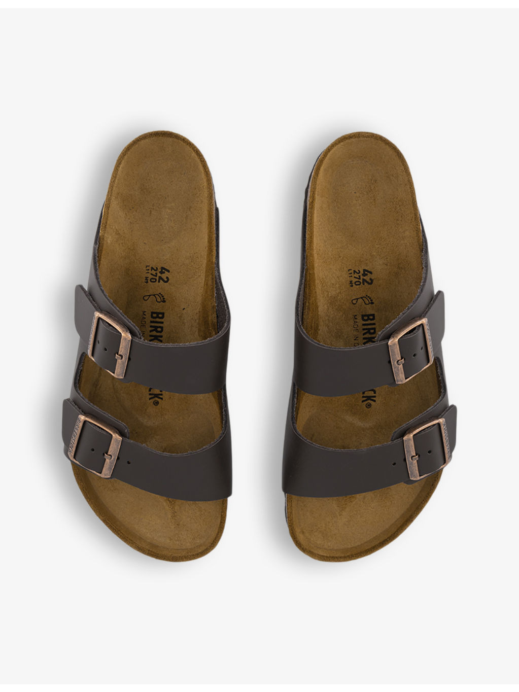 Arizona double-strap leather sandals - 2
