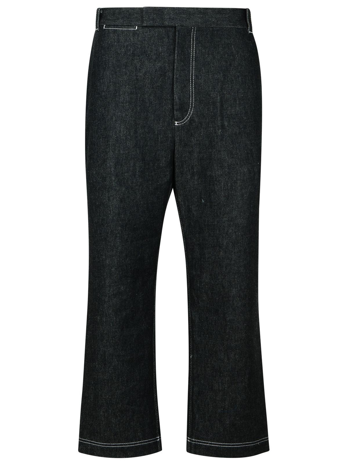 Thom Browne Black Cotton Trousers Man - 1