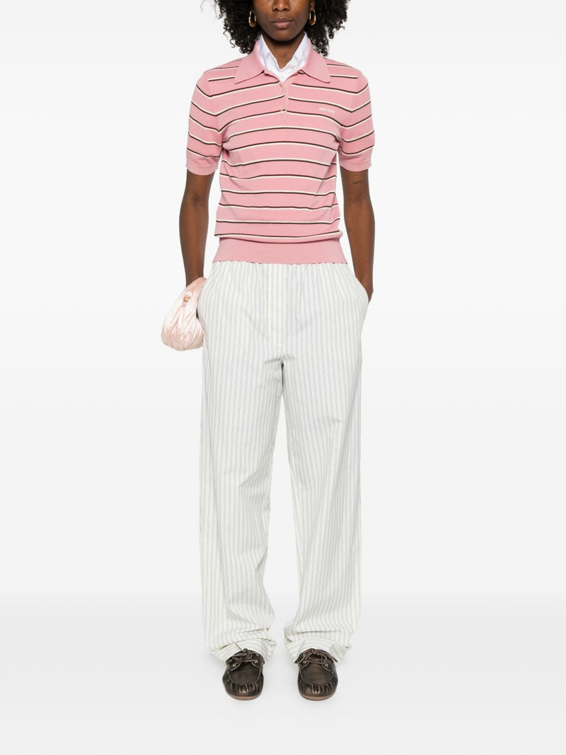Miu Miu striped trousers outlook